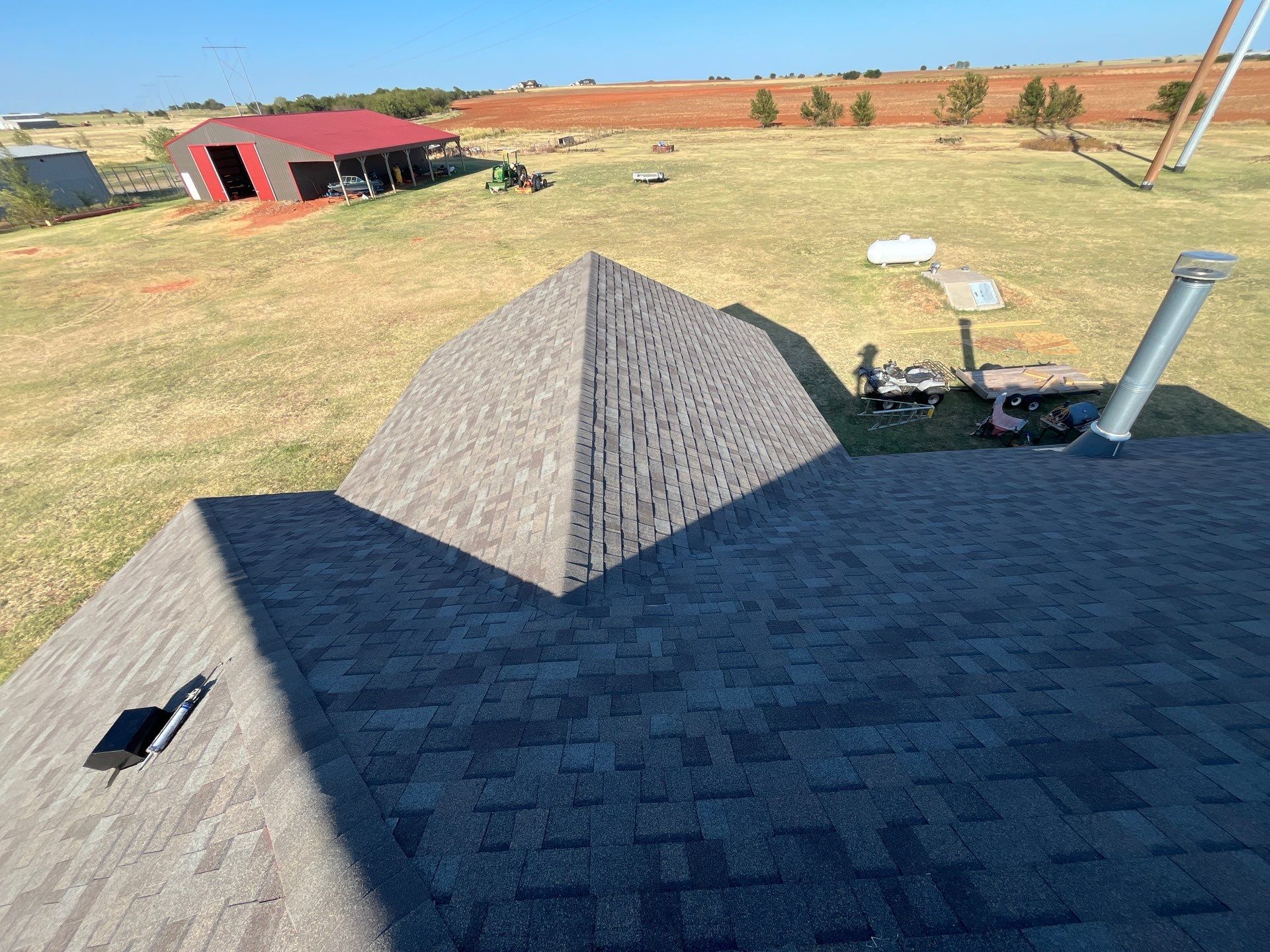 Residential Shingle Roof Replacement and Workshop Roofing in El Reno by Z Construction & Roofing, LLC
