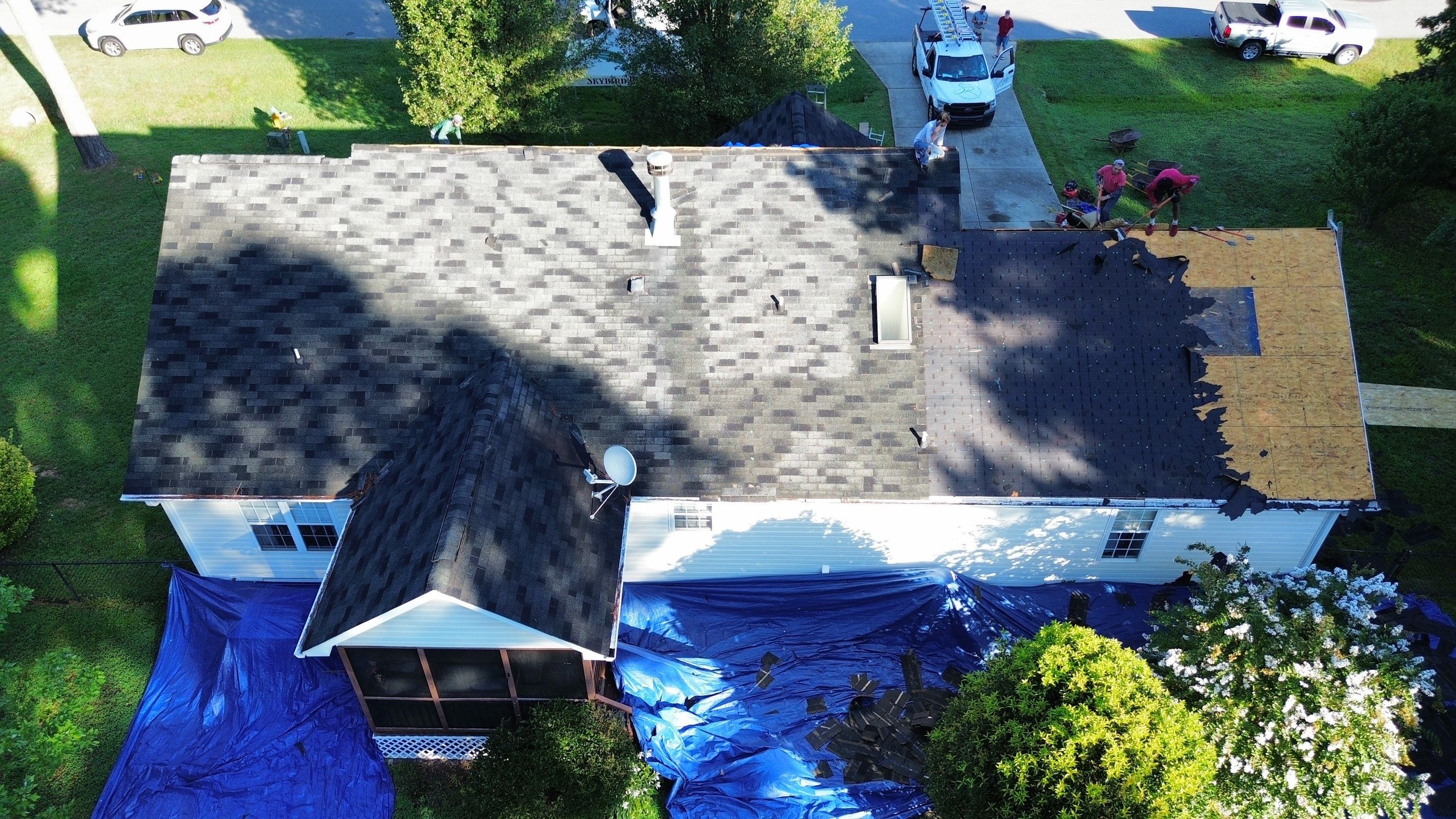 GAF HDZ Charcoal by Skybird Roofing
