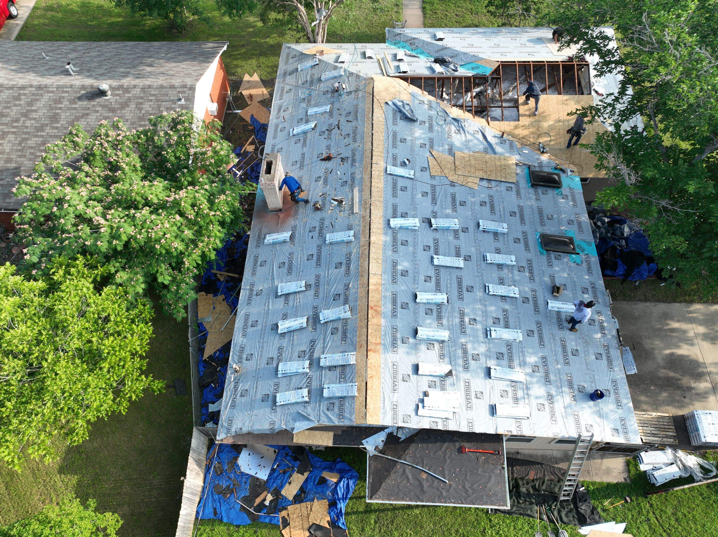 Residential Roofing Installation using IKO Dynasty Class 3 Shingles by Becker Roofing and Exteriors