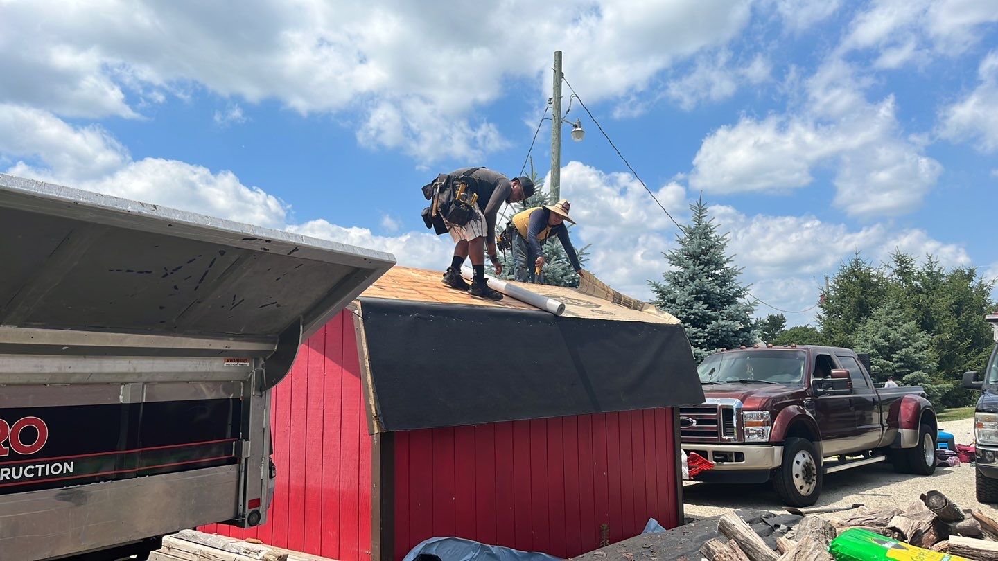 Residential Roofing Installation using GAF Timberline HDZ Charcoal by Nitro Roofing and Construction