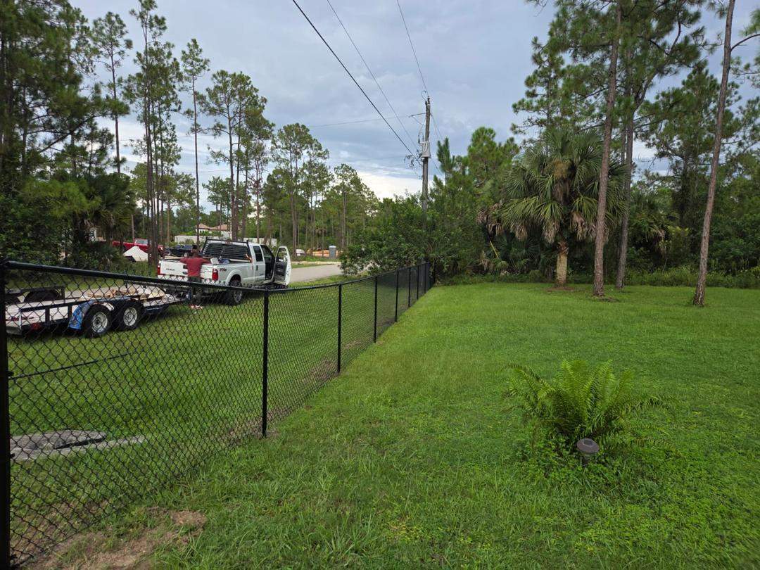 Chain Link Install in Naples by True Fence LLC
