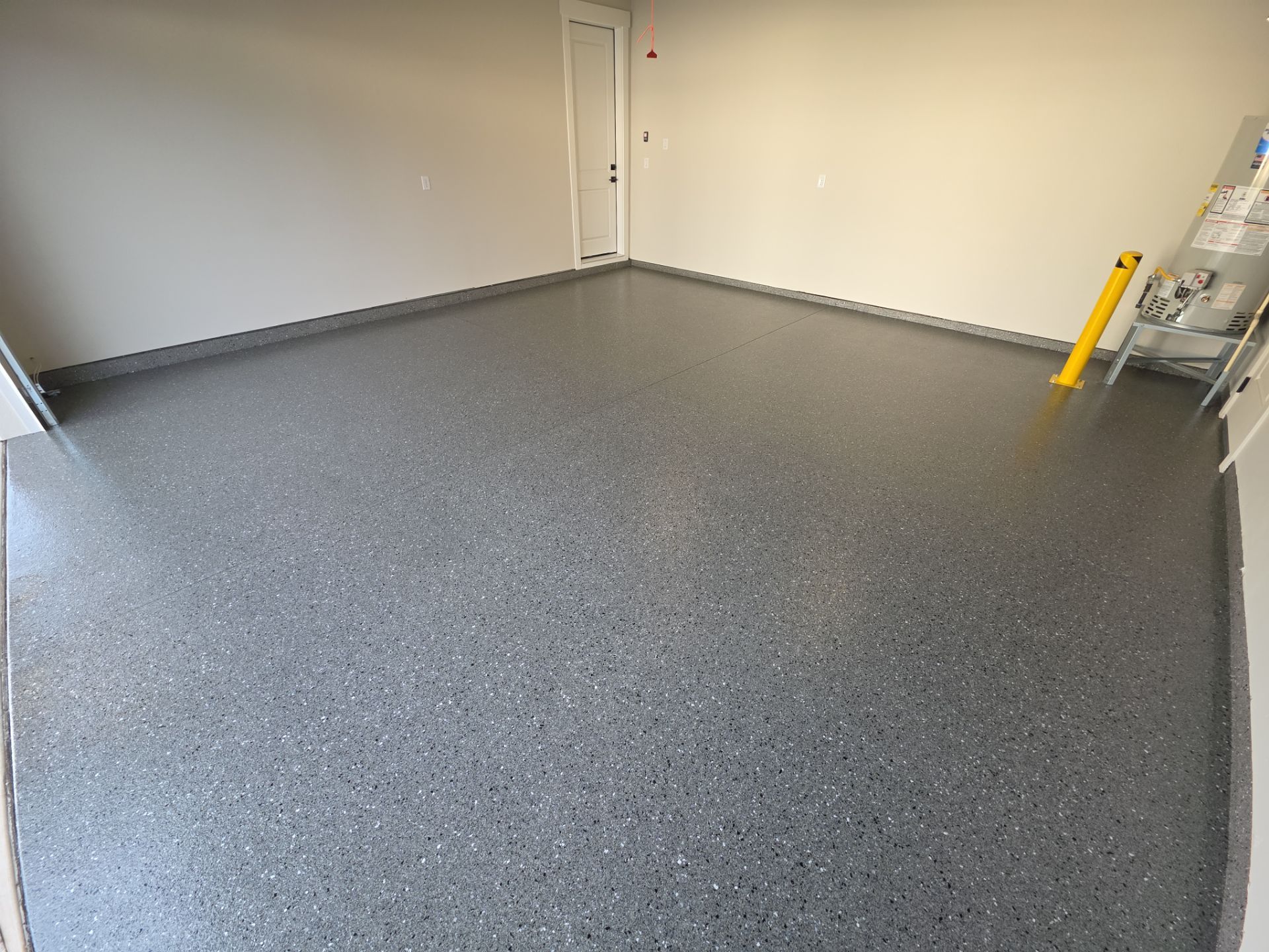 Garage Remodel using Slate Hybrid by Croc Coatings, LLC