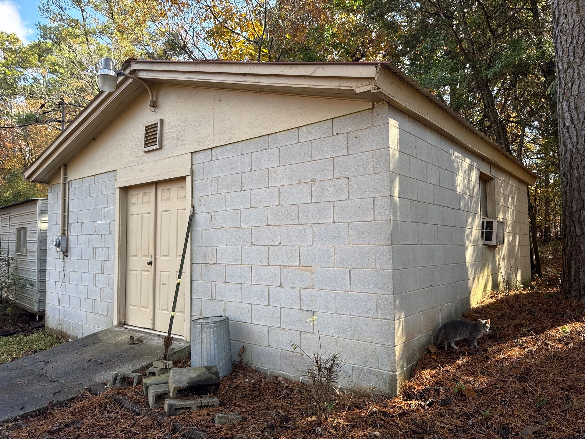 White Masonry Painting and Exterior Home Refresh in Covington by PGP Surface Solutions, LLC
