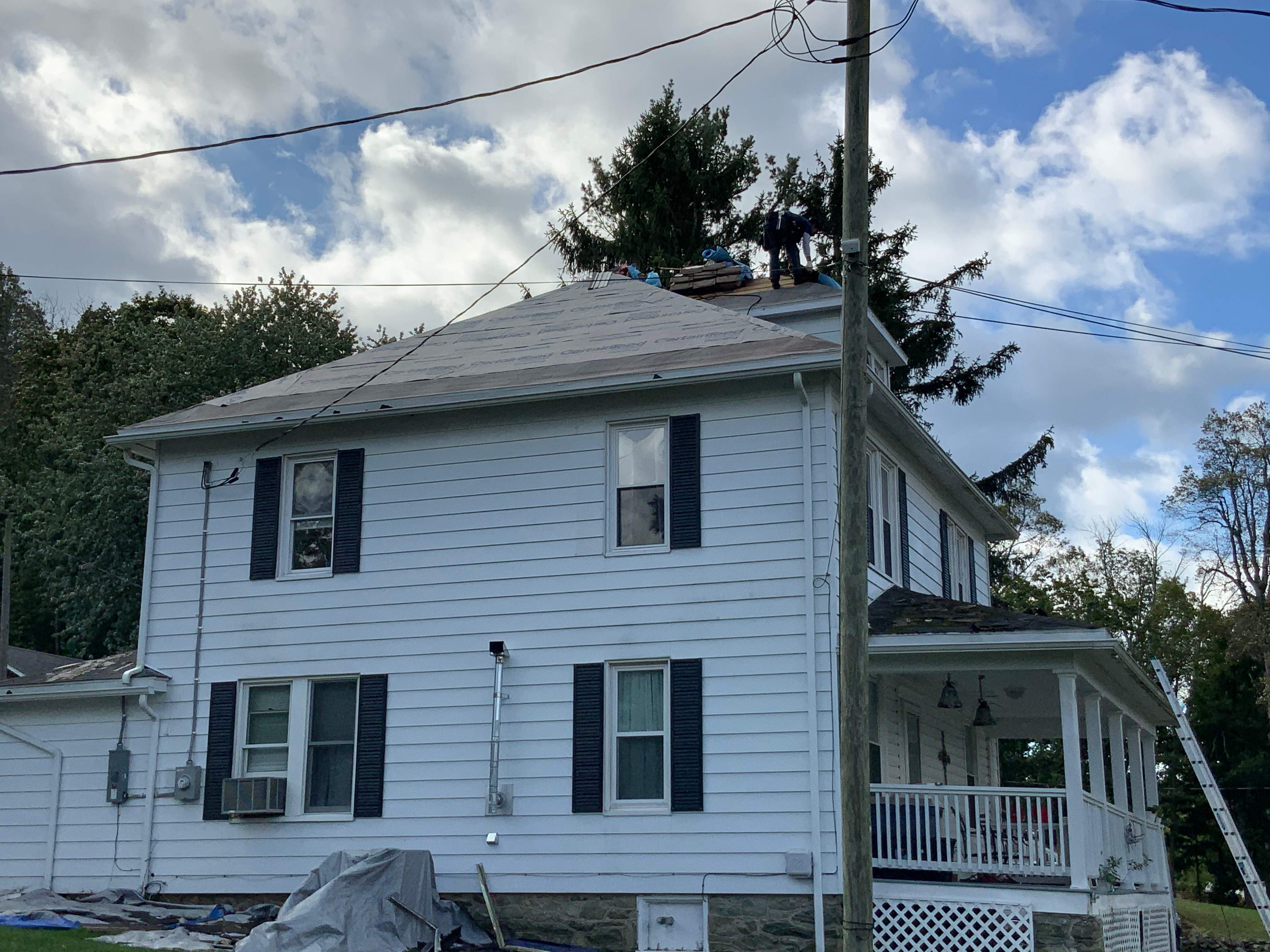 Residential Roofing Installation using Max Def Resawn Shake by Alpha Design Services