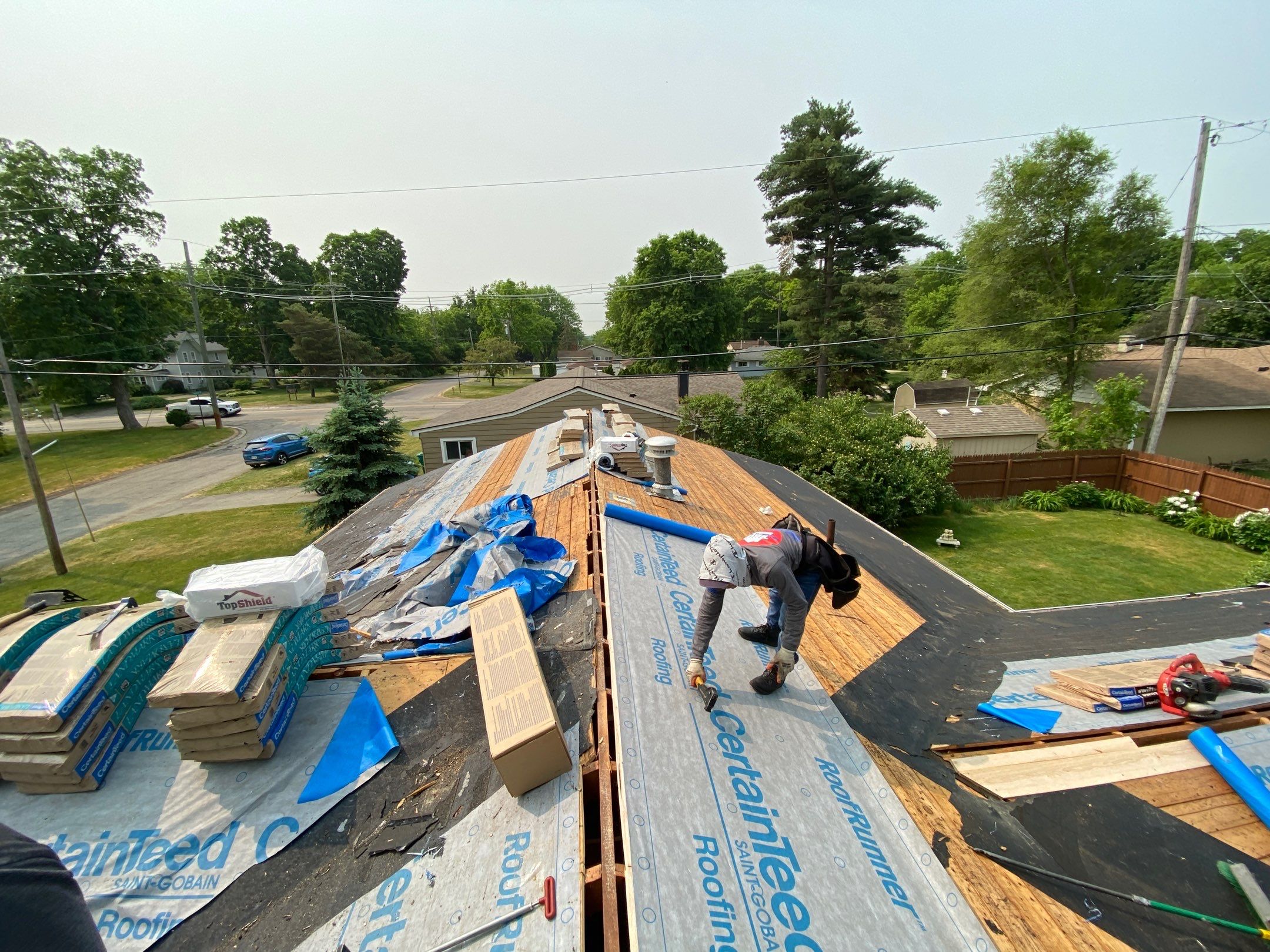 Roof Replacement using CertainTeed Landmark by 180 Contractors
