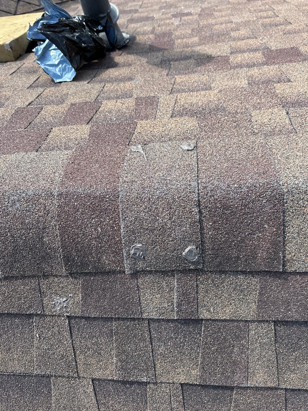Hail Damage using Owen's Corning Duration (Lifetime) Shingles by Roof Repair Company