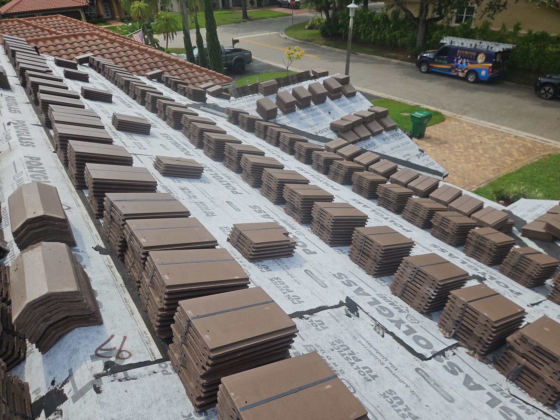 Residential Roofing Installation using WestLake Roofing Tile by BLUES BROTHERS ROOFING