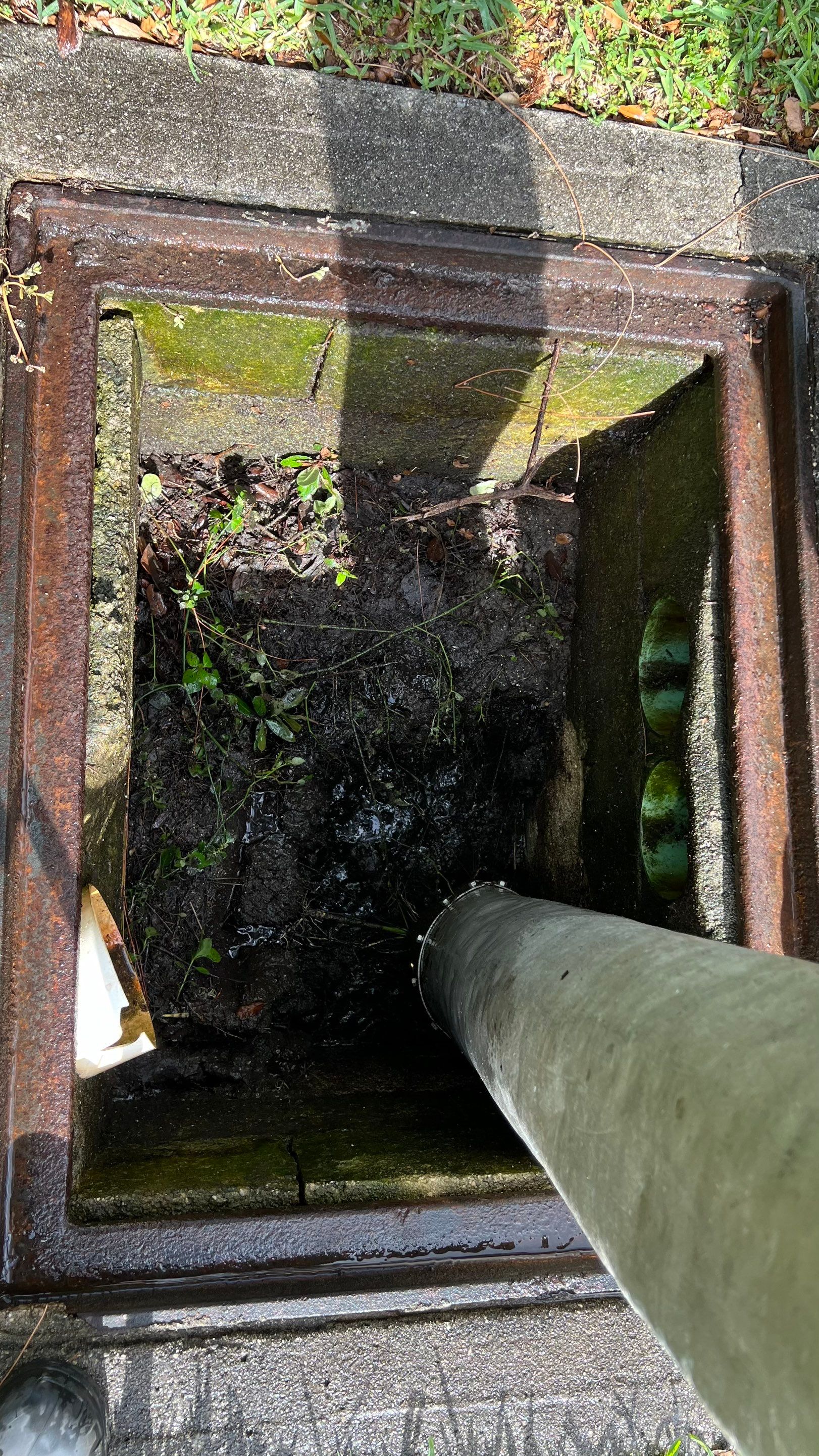 Naples Private Airport Community Catch Basin Cleaning by APS Power & Water