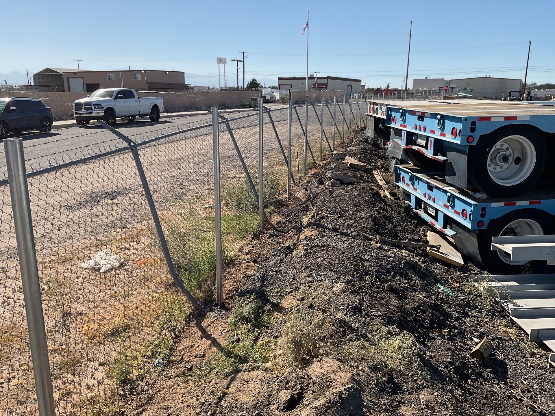 Commercial fence installation  by Fence Guys Inc. 