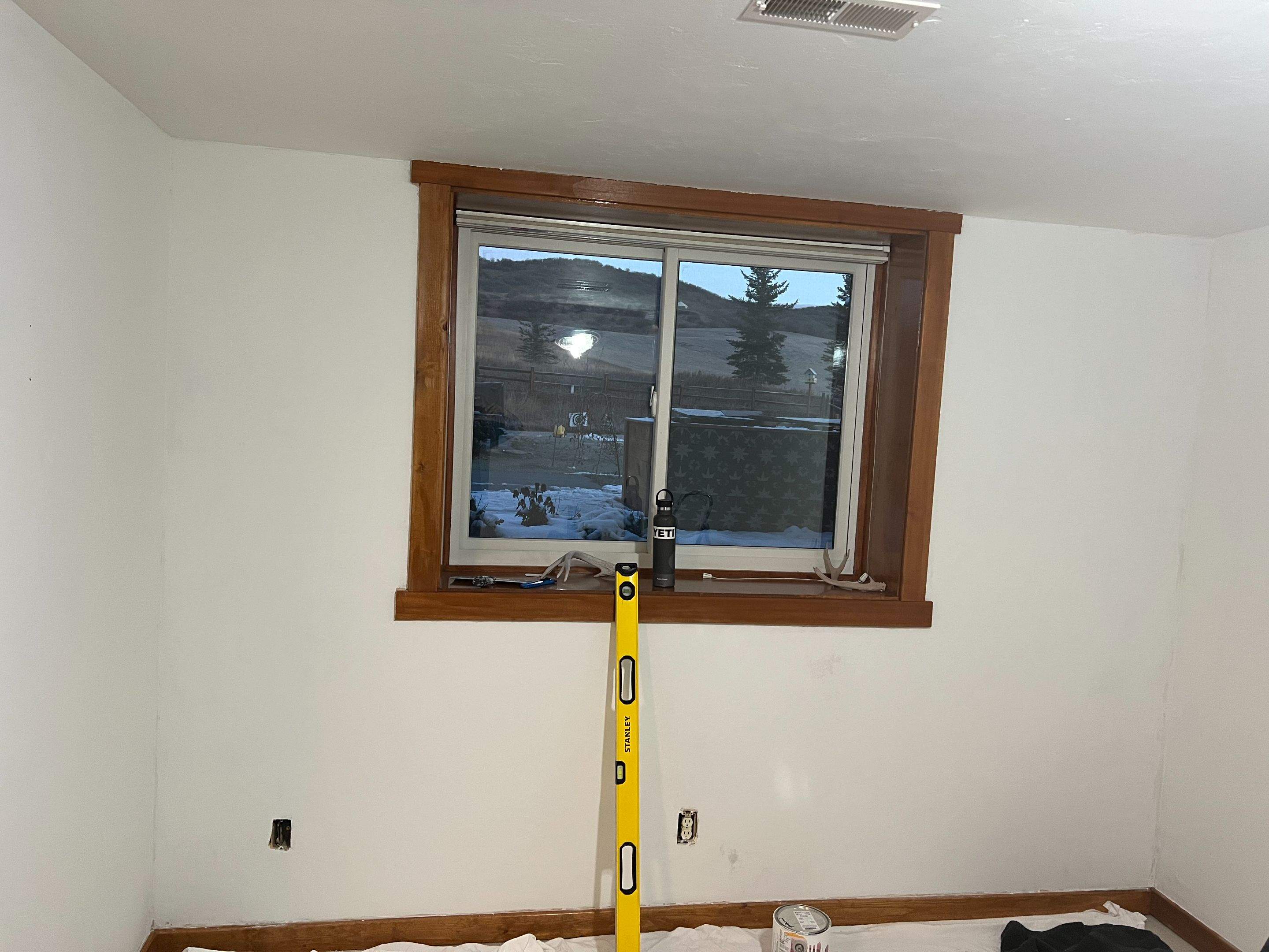 Bedroom Remodel using wallpaper by Gold Peak Property Management