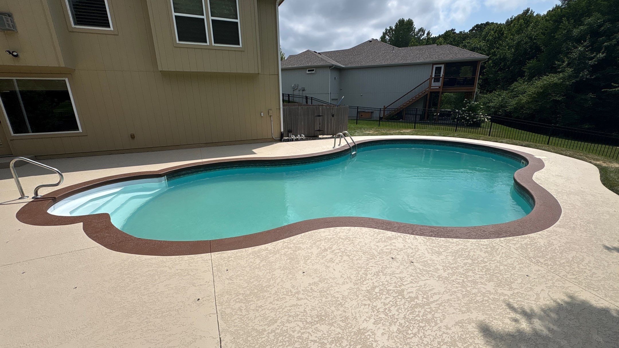 Pool Deck Refresh- Kansas City, MO by Big Red Decorative Concrete, LLC