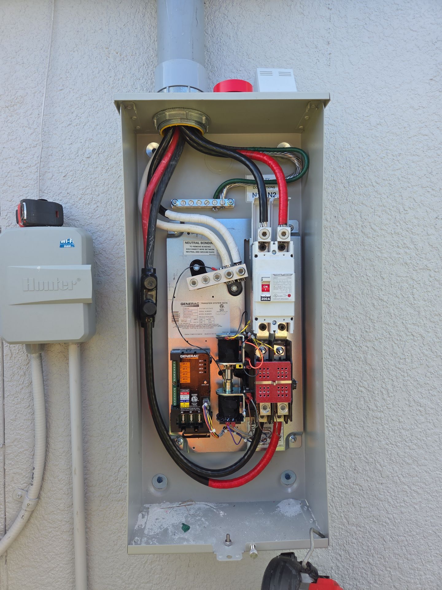 Installation of a 22kW Generac Whole Home Standby Generator and 200A Automatic Transfer Switch by Smartron Electric