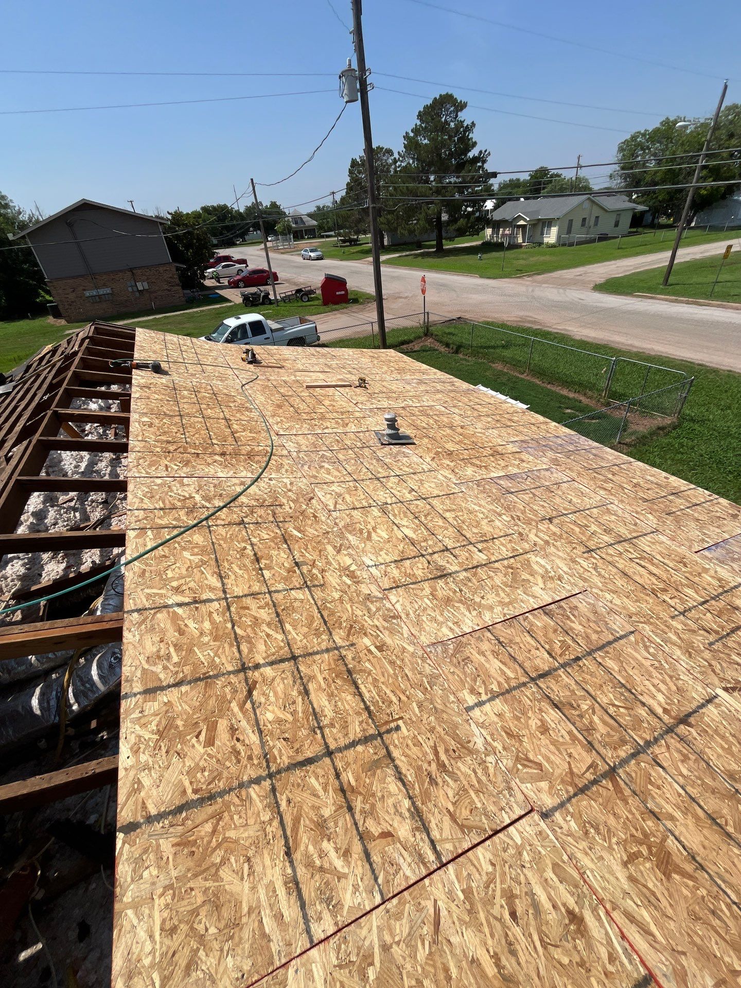 Reroof with Full Redeck by Berry Good Roofing 