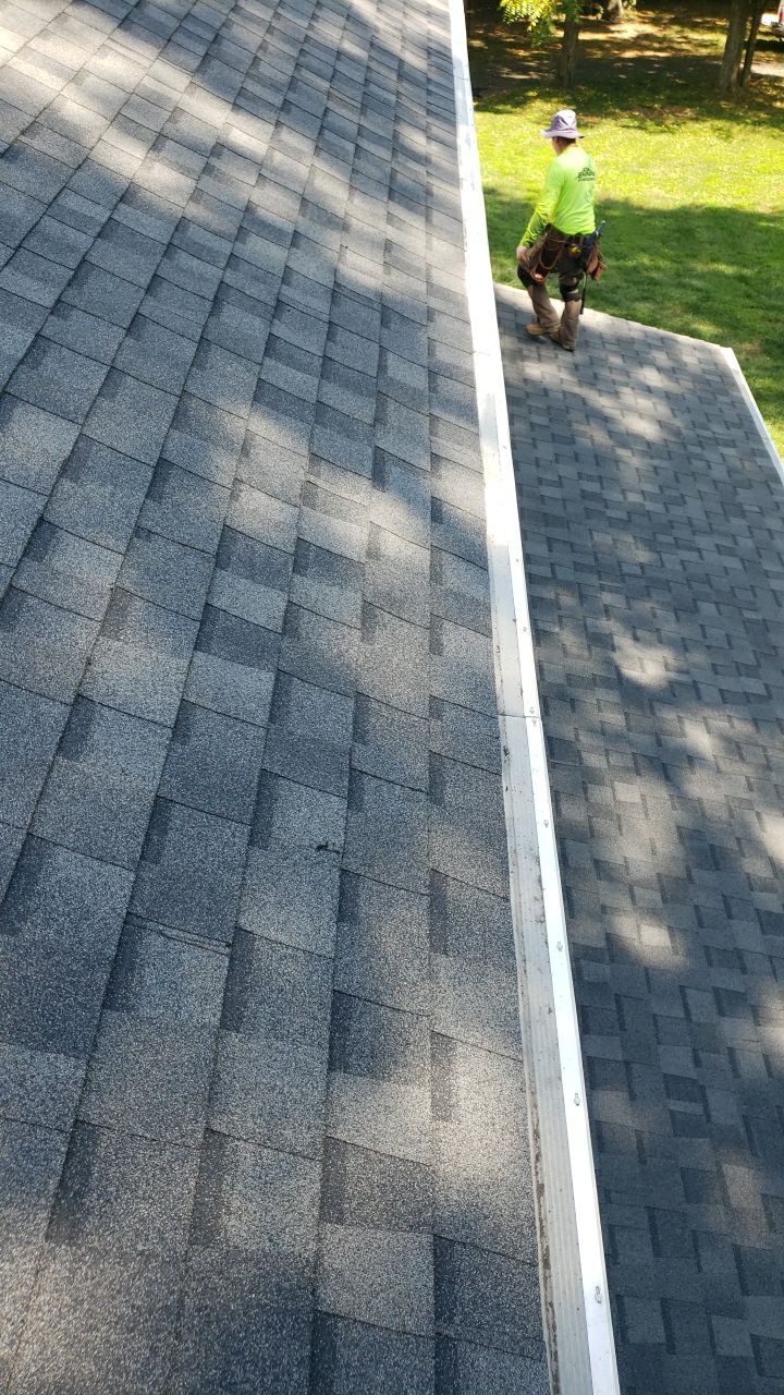 Marshall Roofing Project - Landmark Pro Max Def Pewterwood Designer Shingles by RM Banning, Inc.