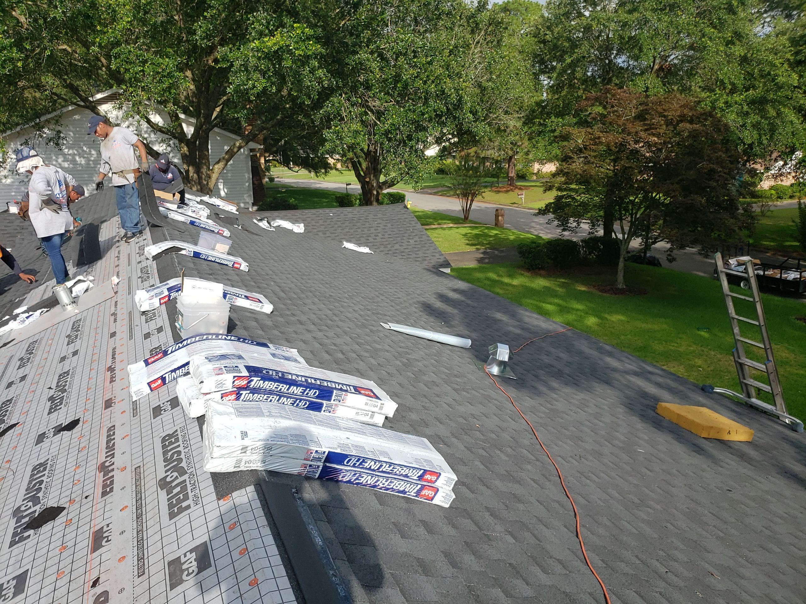 Residential Roofing Installation using Roof Replacement by American Roofing & Construction LLC