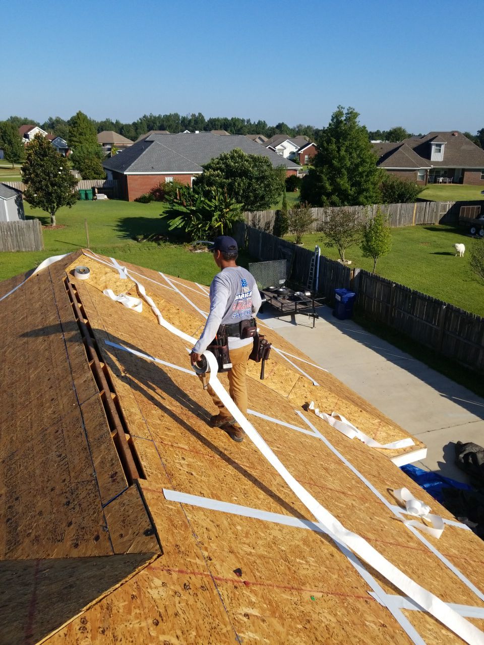 Residential Roofing Installation using Roof Replacement by American Roofing & Construction LLC