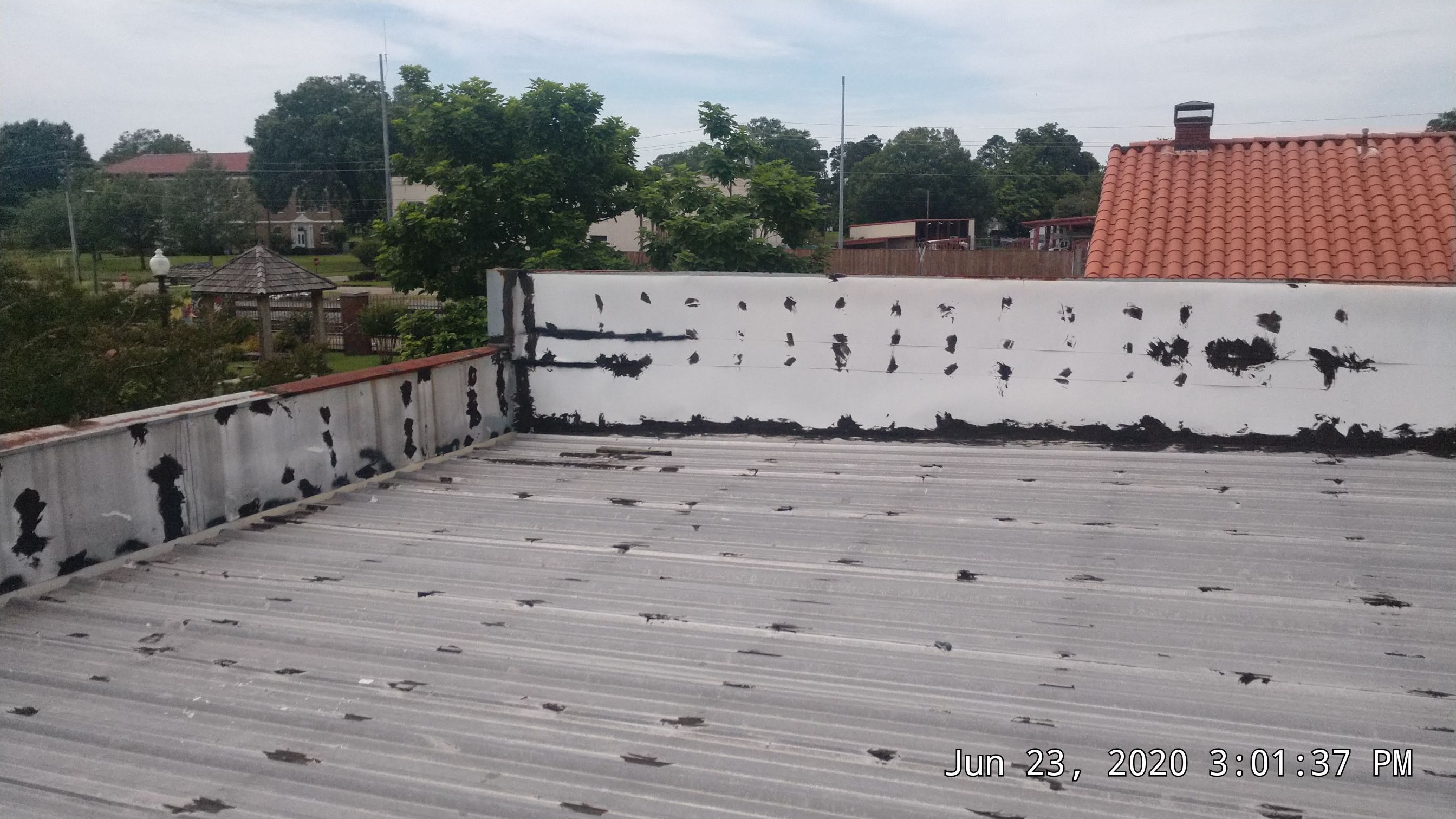 Commercial Metal Restoration System using Aldocoat Coatings by Hostetler Roofing
