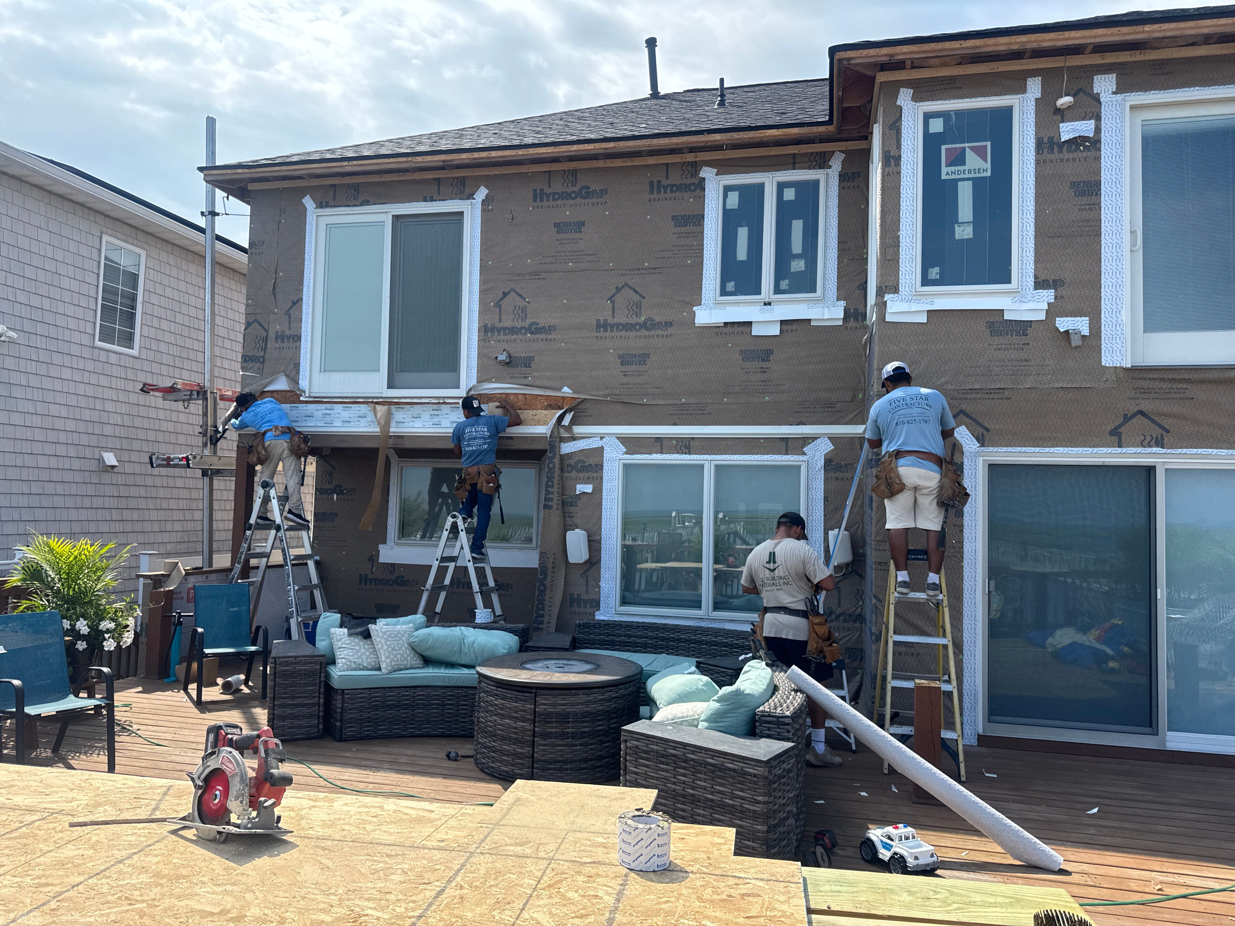 Brigantine Beach: Roof, Siding & Windows Remodel by Five Star Contractors