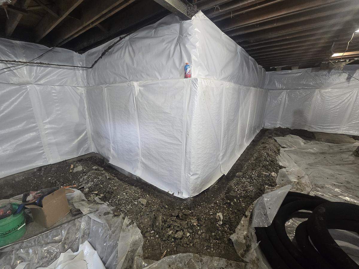 48 Foundation Crack Injections & Allied Shield Water Defense Installation by Allied Water Services