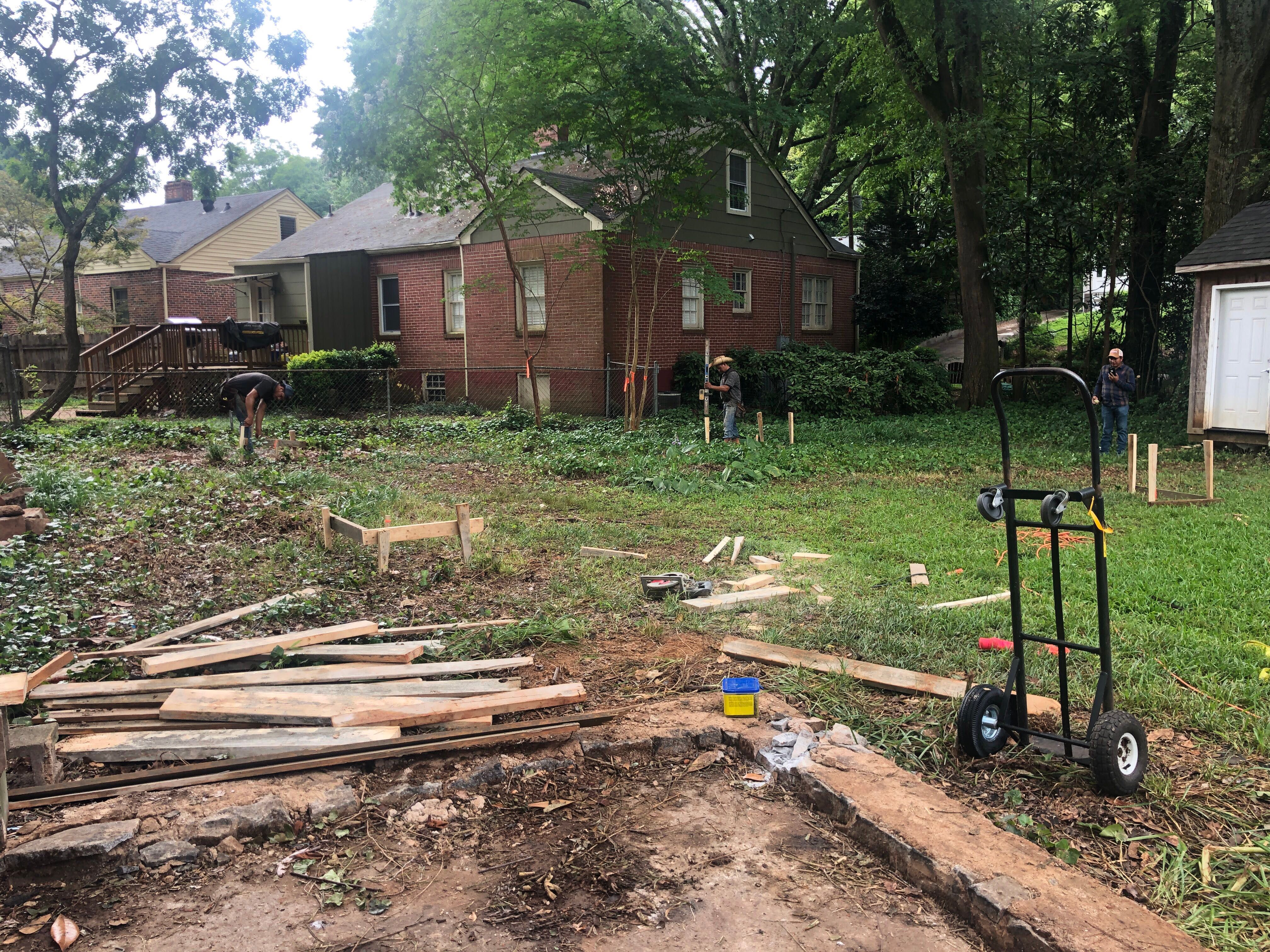 Custom Two-Story Brick Garage and Studio Apartment in Decatur by Swift Home Renovations 