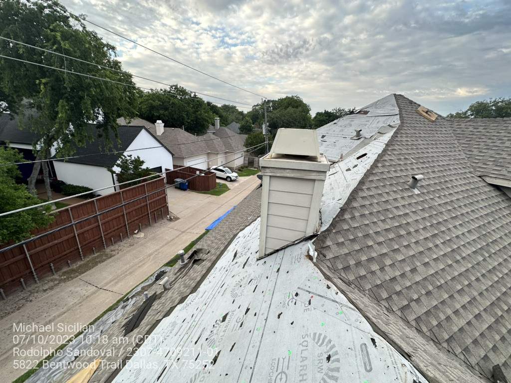 Project in Dallas by Zeus Exteriors