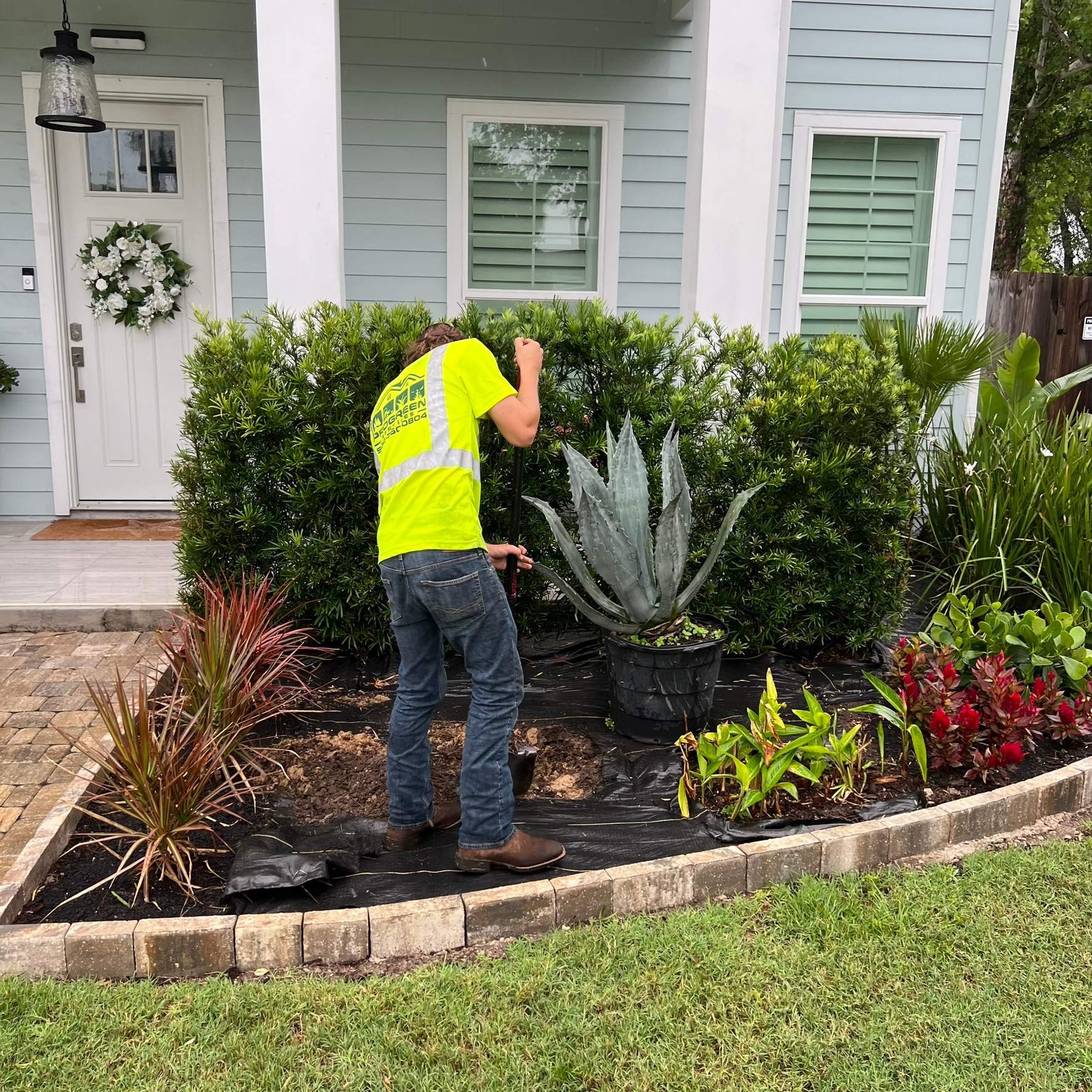 Rock & Agave Installation | Residential by ProGreen Services