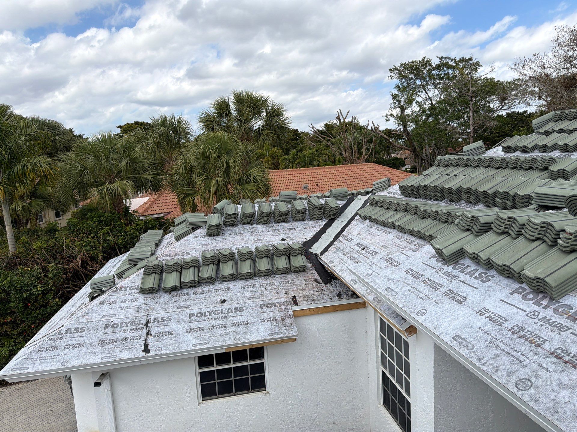 Residential Roofing Installation using Eagle Roofing Tile by BLUES BROTHERS ROOFING
