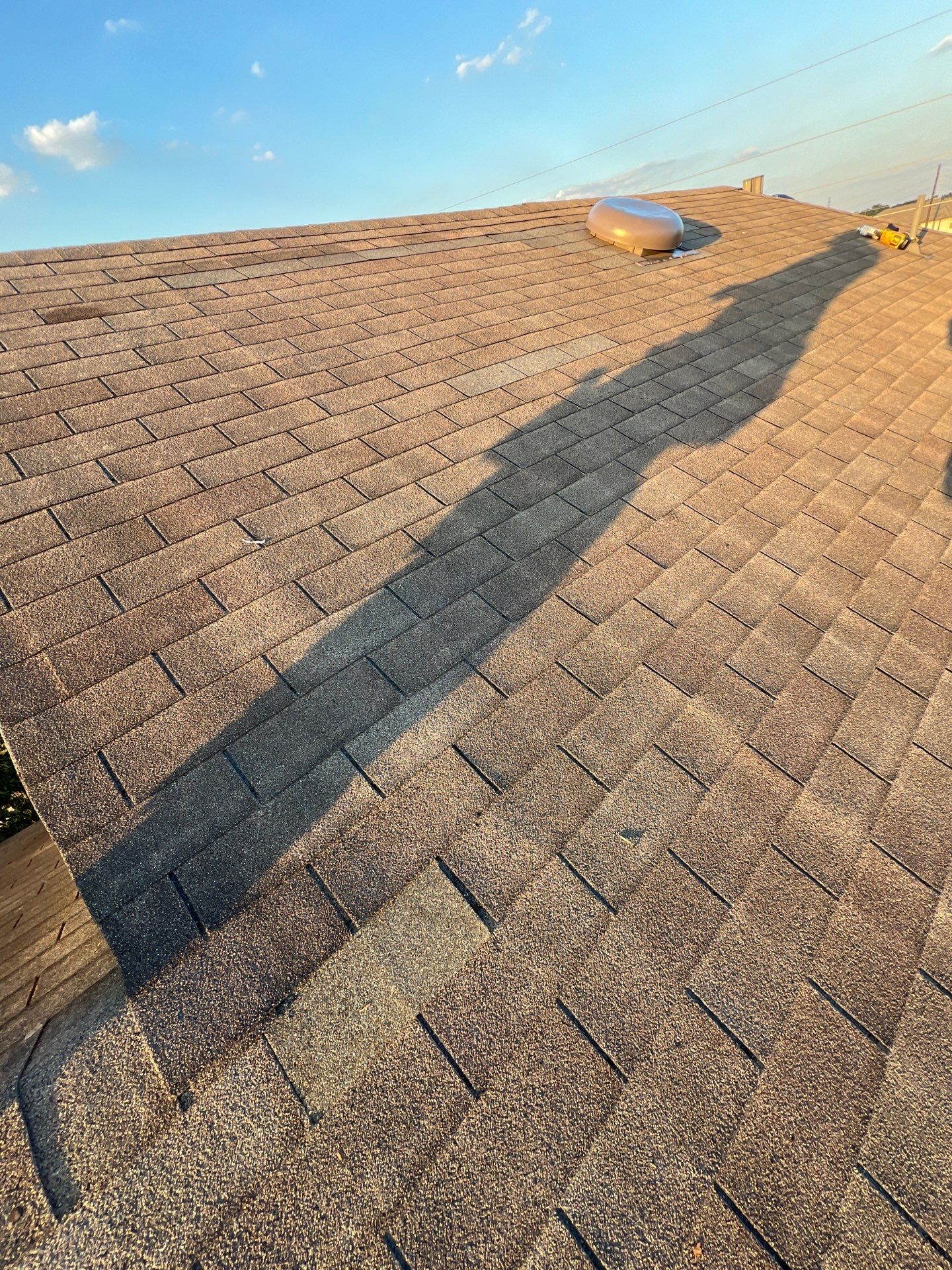 Hail Damage using Owen's Corning Duration (Lifetime) Shingles by Roof Repair Services LLC