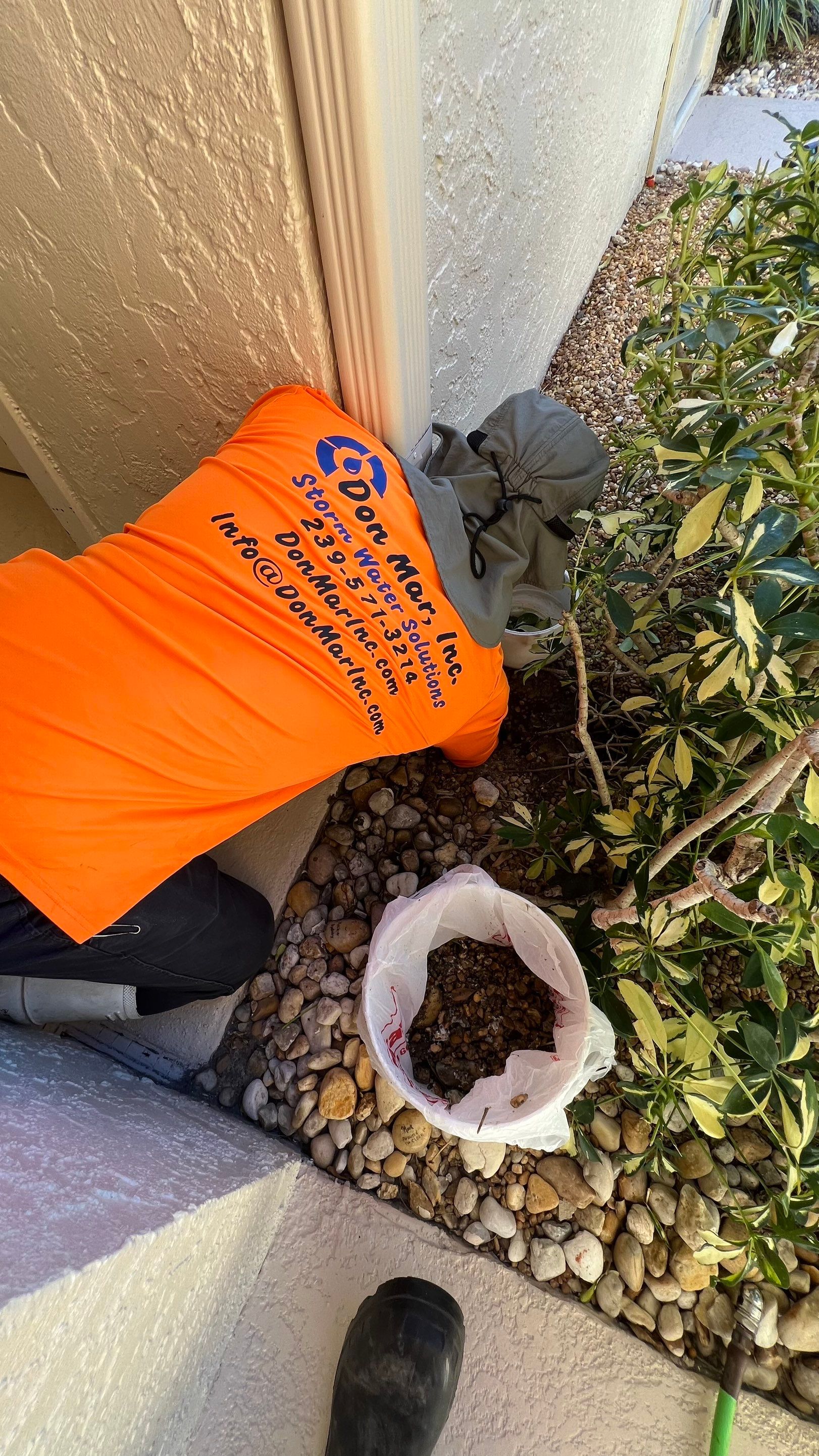 Condo Gutter System Jetting by Don Mar, Inc. Storm Water Solutions