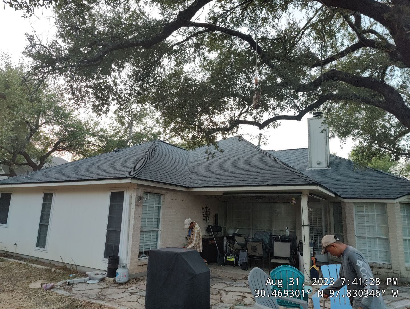 Residential Roofing Installation using Owens Corning TruDef Estate Gray by DeZign Roofing & Exteriors