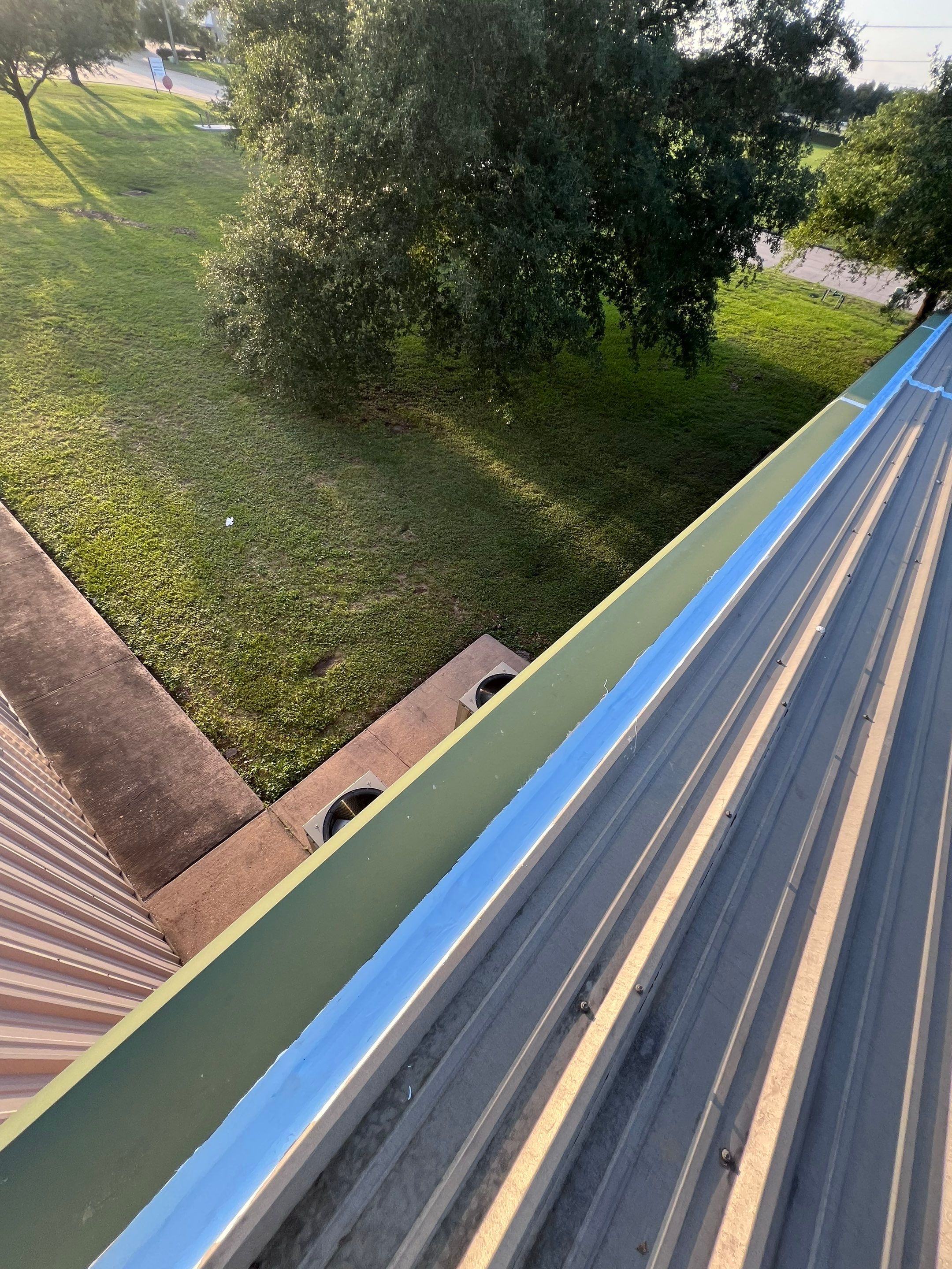 Hail Damage using Metal by Roof Repair Company