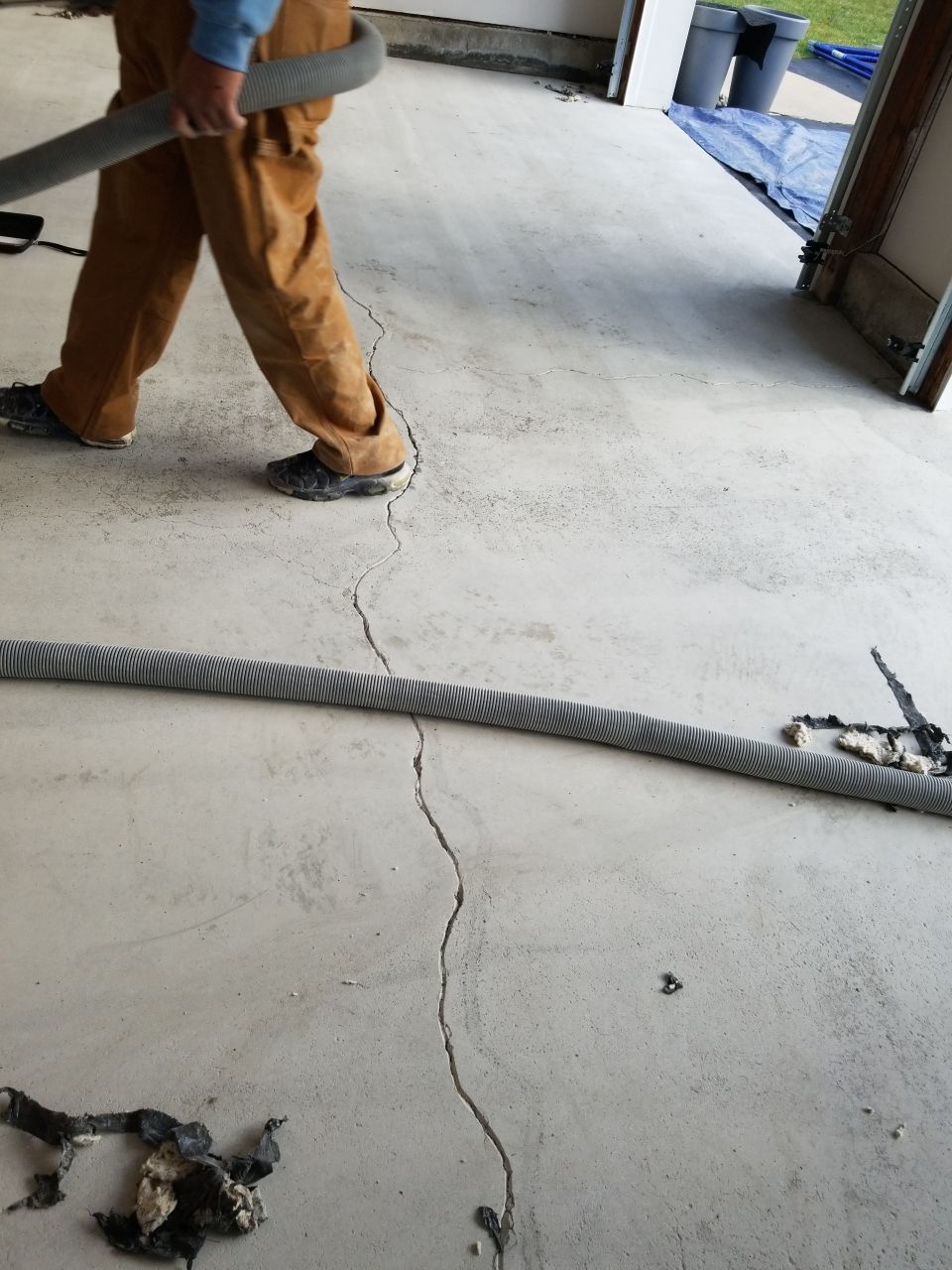 Garage Floor in Domino by Spectrum Painting, LLC