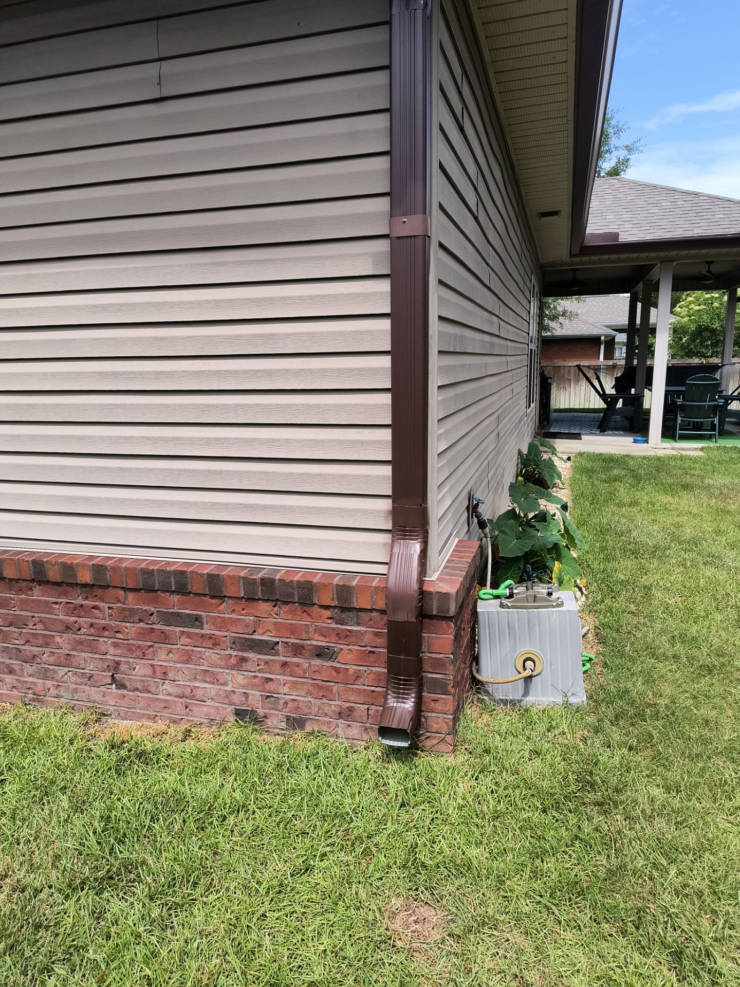 Premium K-Style Seamless Gutters in Panama City FL by Gutter Professors