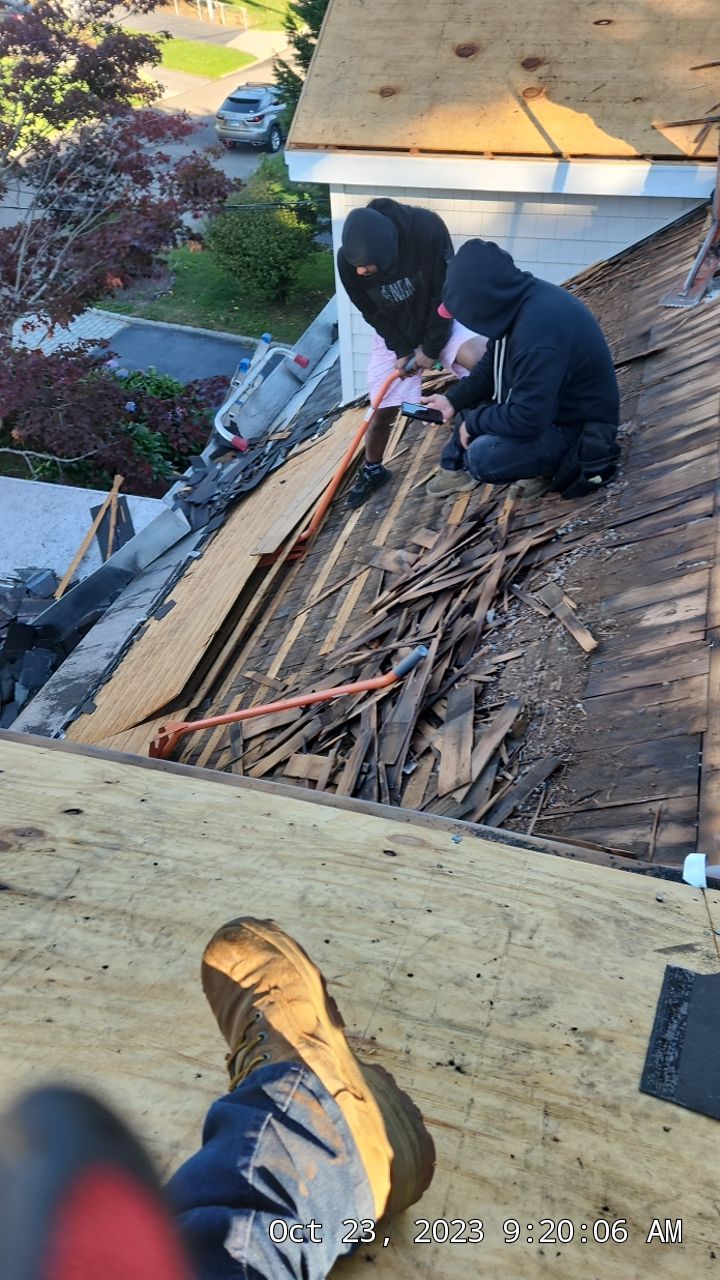 Residential Roofing Installation using Owens Corning Duration Onyx Black by A Plus Exterior