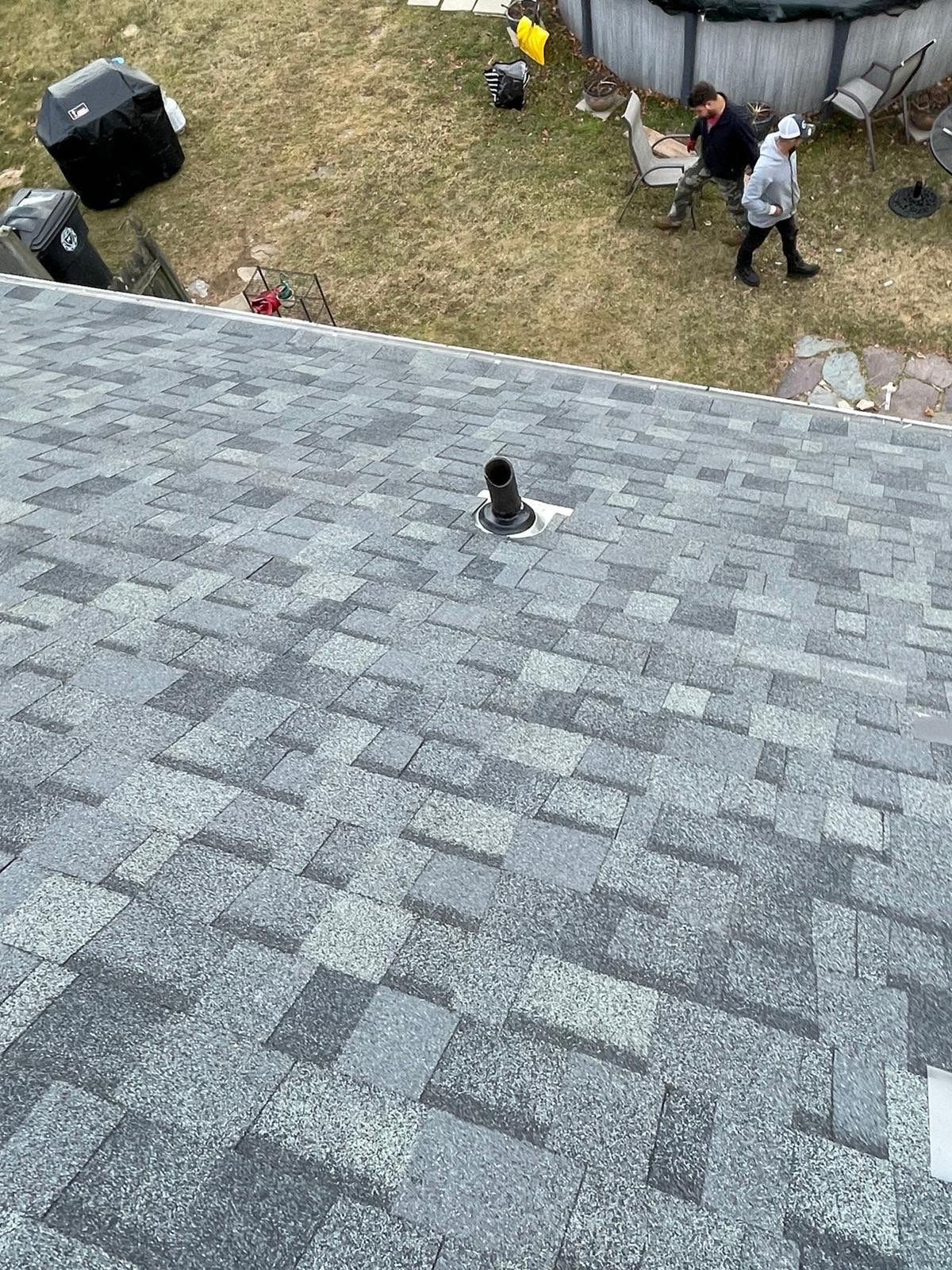 Residential Roofing Installation using Owens Corning TruDefinition Duration - Estate Gray by A Plus Exterior