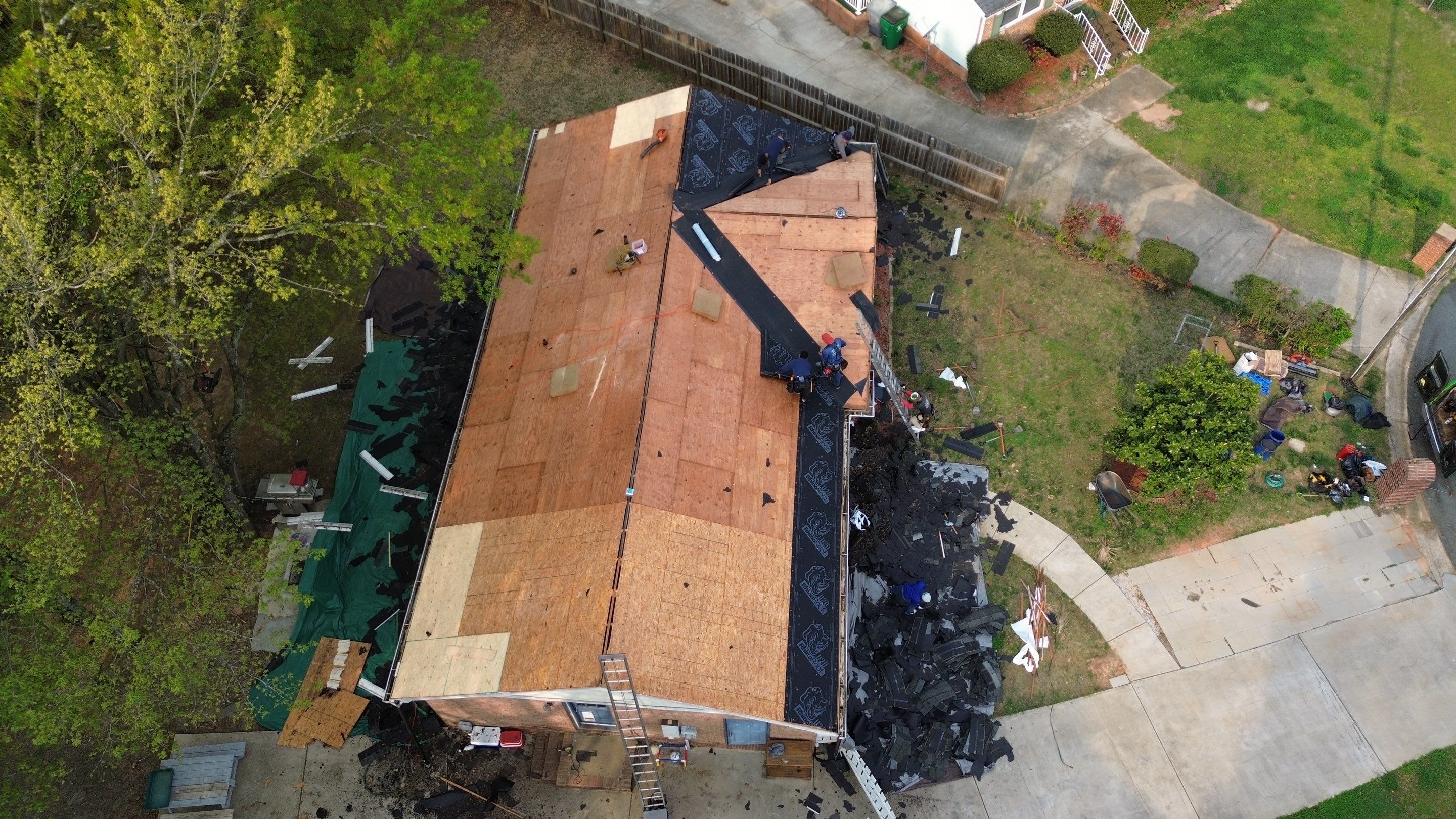Roof and gutter replacement by hail damage by Just Brilliant Restoration JBR