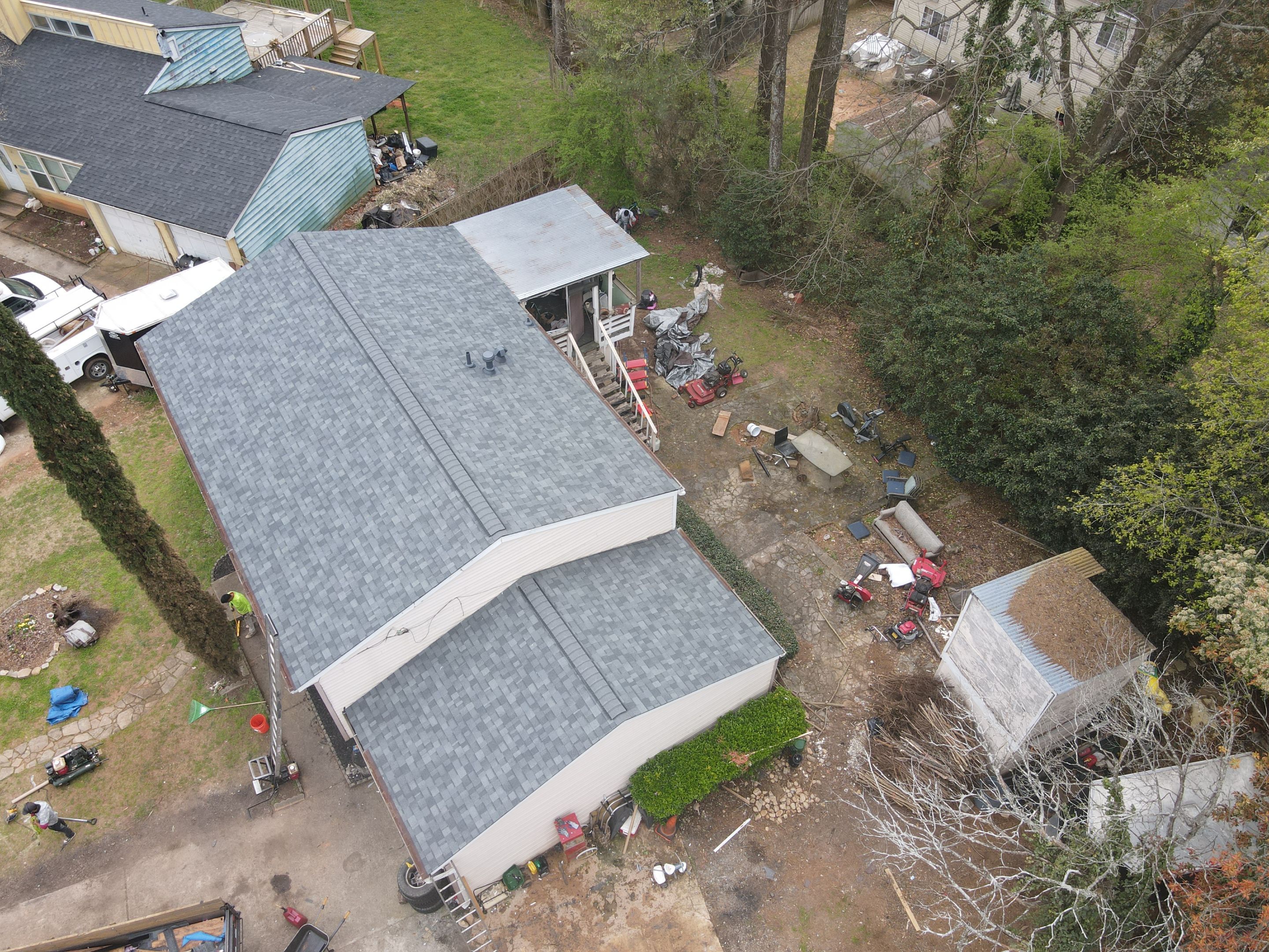 Oakridge TruDef Estate Gray Residential Roofing Installation by Inspector Roofing and Restoration