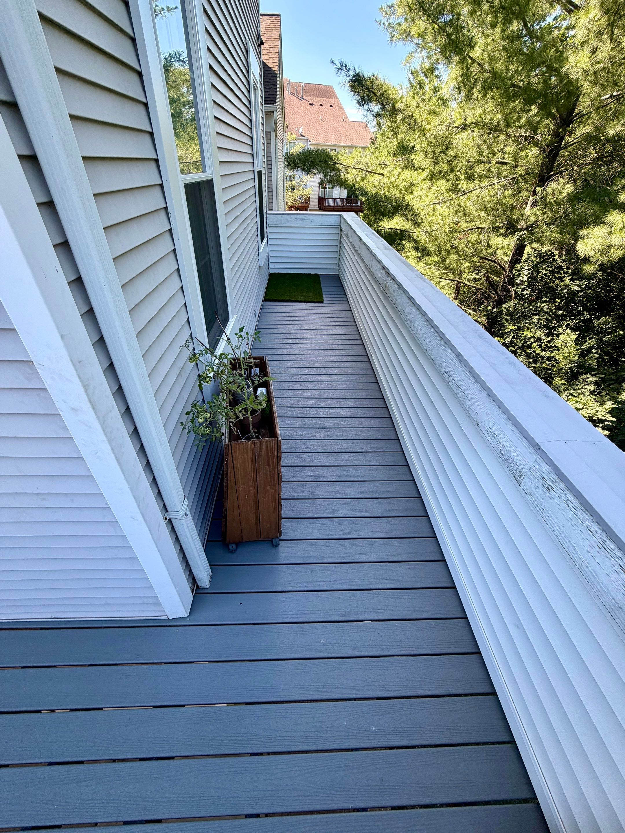 Deck Replacement and Window Capping in Ashburn by Ridge Armor Renovations