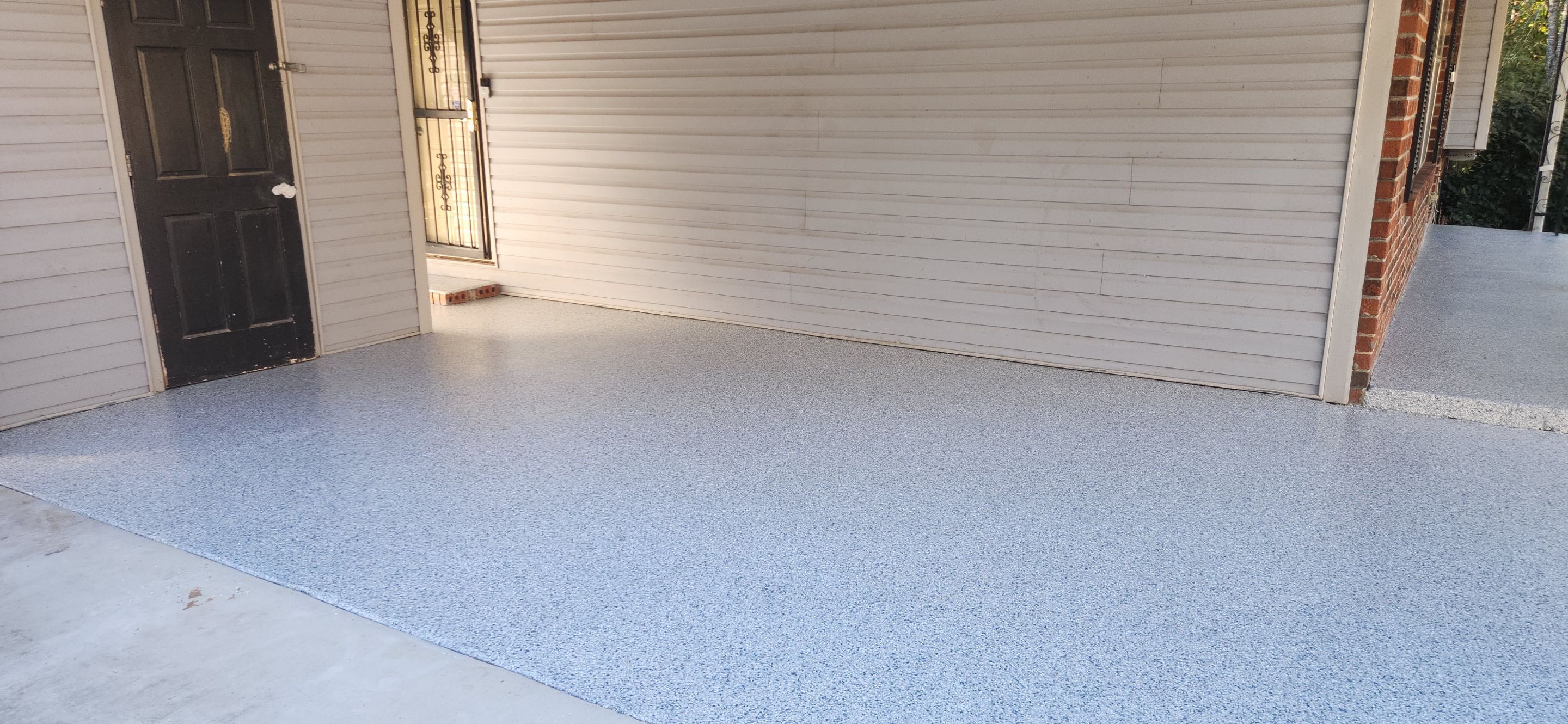 Carport & Porch Completed Using Tidal Wave by Elite Floor Solutions