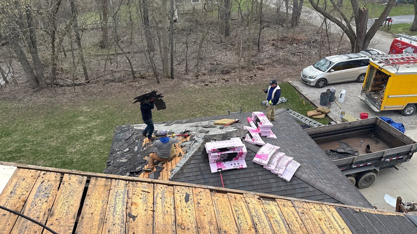 Roof Replacement using Owens Corning Estate Gray by 180 Contractors