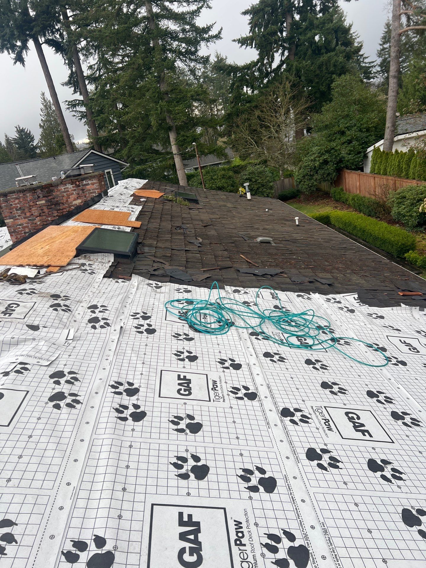 Residential Roofing Installation using GAF HDZ Shingles by Roofing Formula LLC