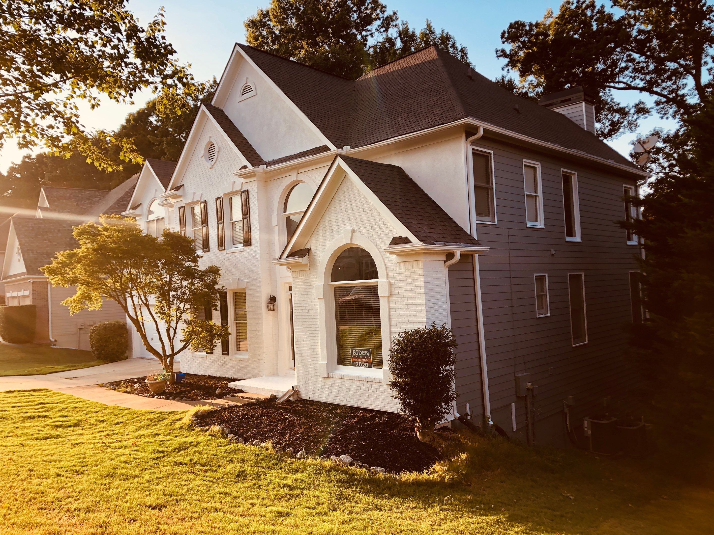 Complete Exterior Brick Painting and Siding Transformation in Alpharetta by Swift Home Renovations