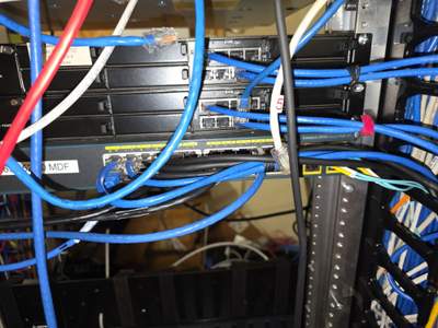 Structured cabling installation by CimaSolutions