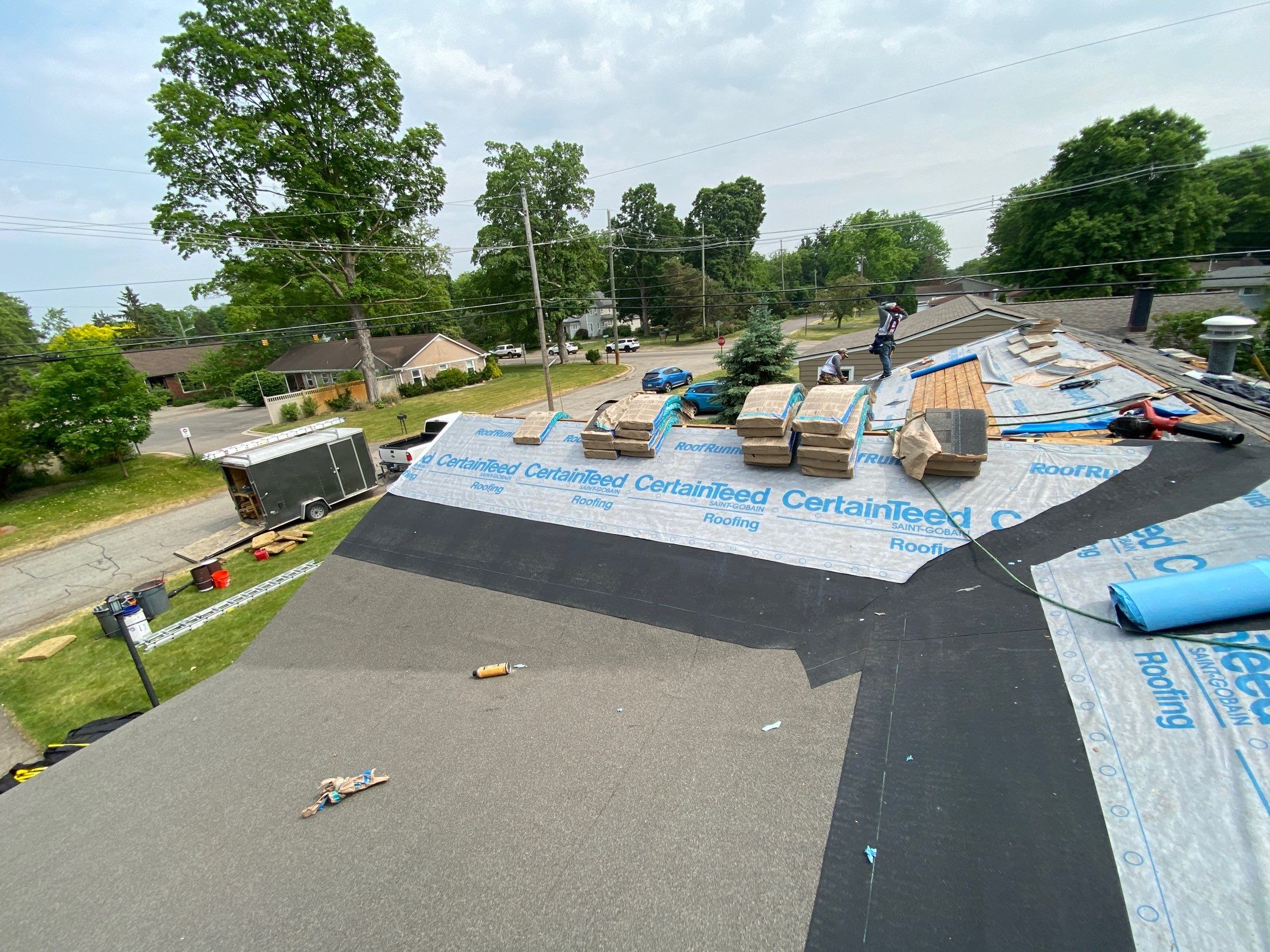 Roof Replacement using CertainTeed Landmark by 180 Contractors