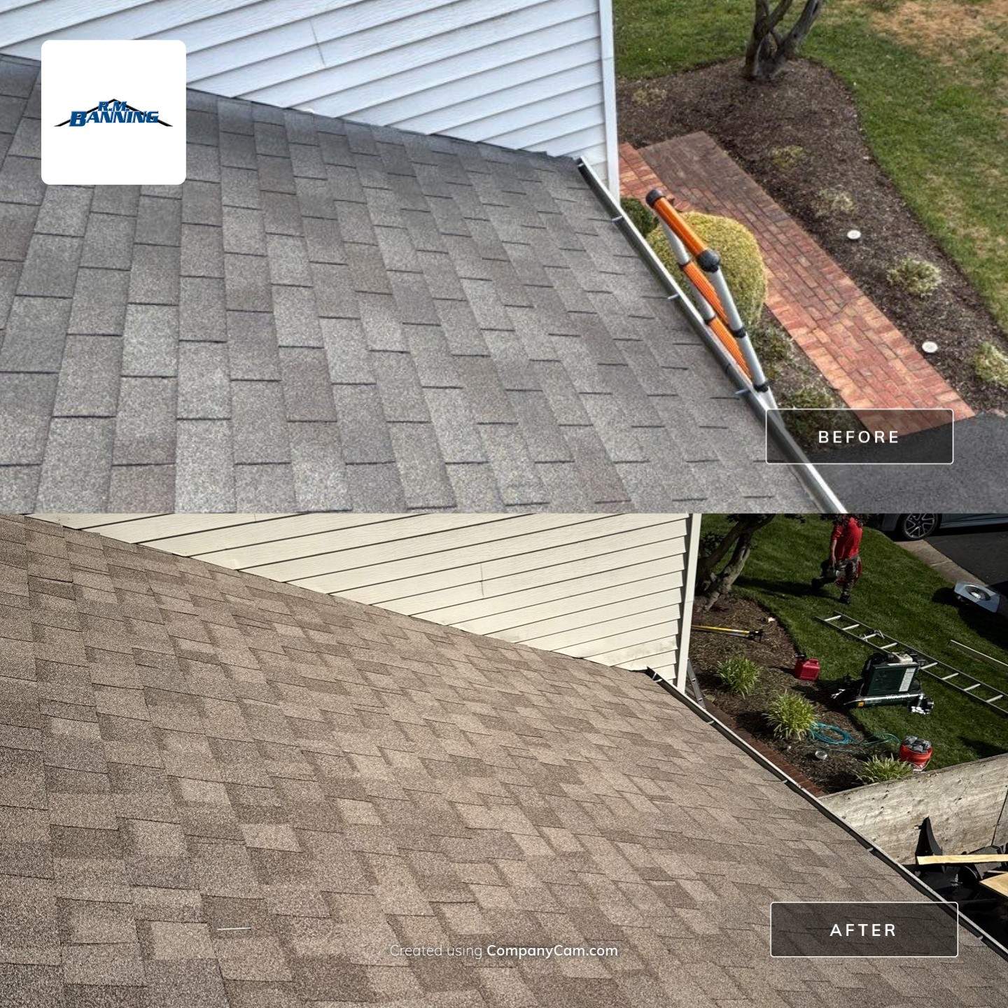 Fairfax: Residential Roof Replacement with CertainTeed Landmark Shingles in Sunrise Cedar by RM Banning, Inc.