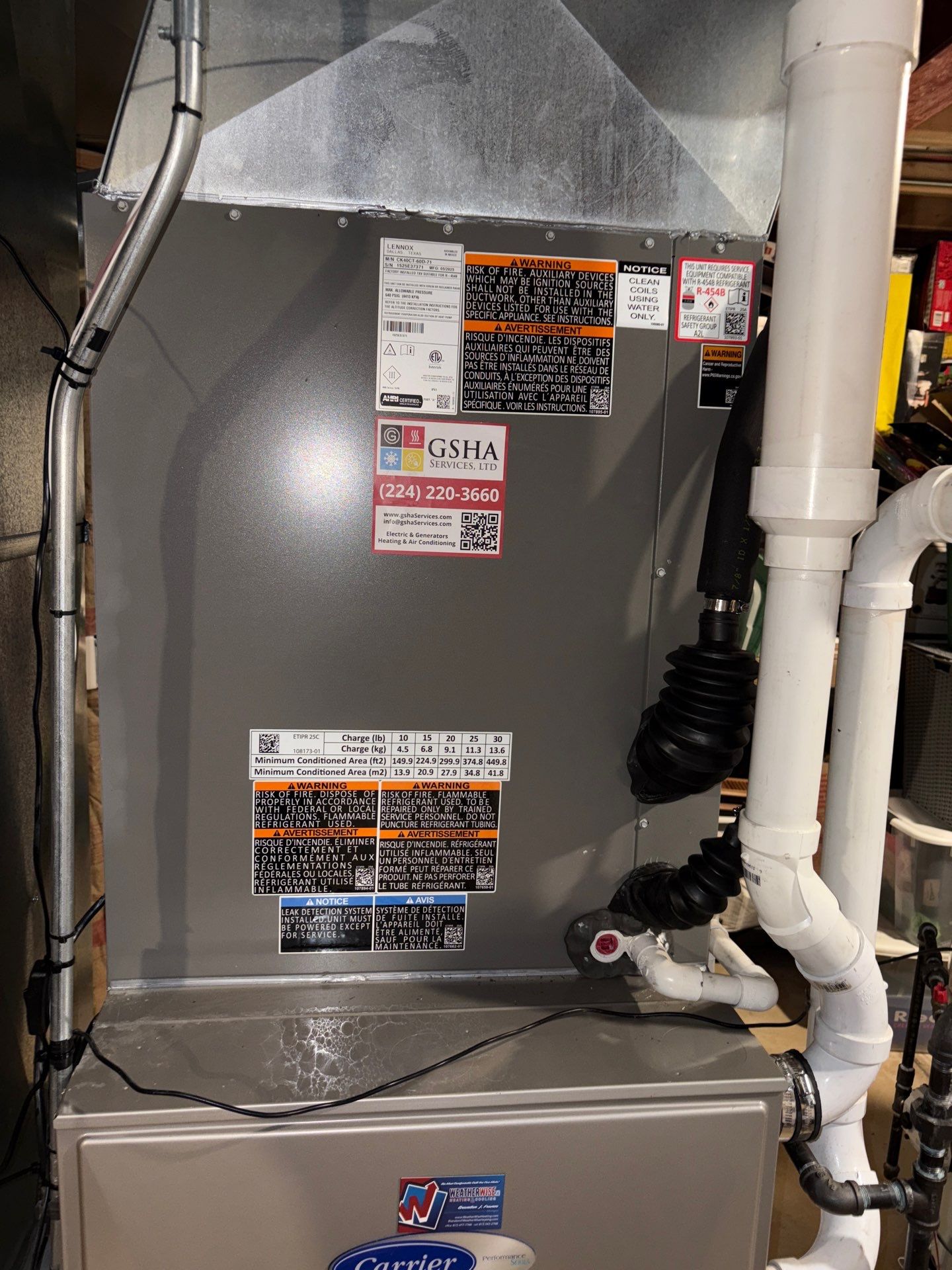 Lennox ML13KC1 Air‑Conditioner Installation – Algonquin, IL by GSHA Services LTD