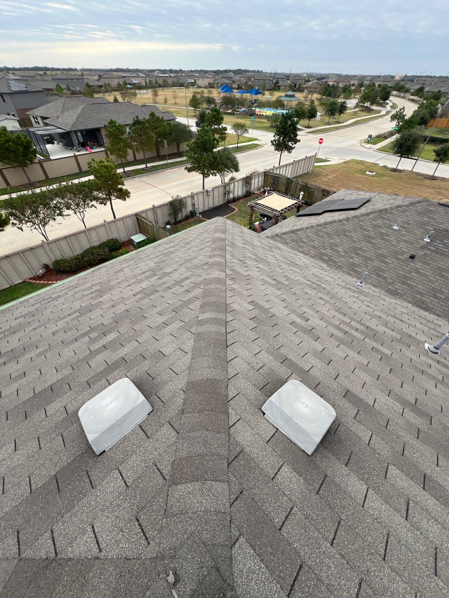 Hail Damage using Owen's Corning Duration (Lifetime) Shingles by Roof Repair Company