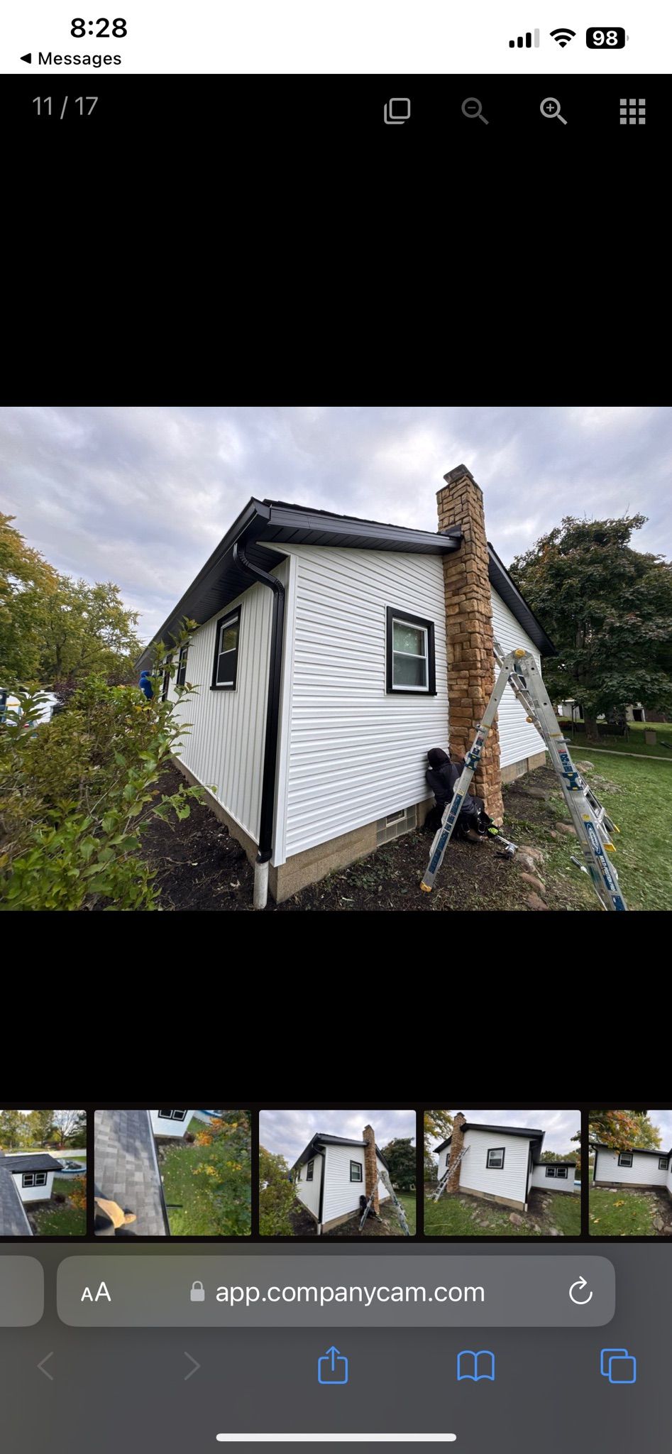 Night & Day: The Ultimate Black & White Exterior Makeover! by Cornerstone Roofing And Siding