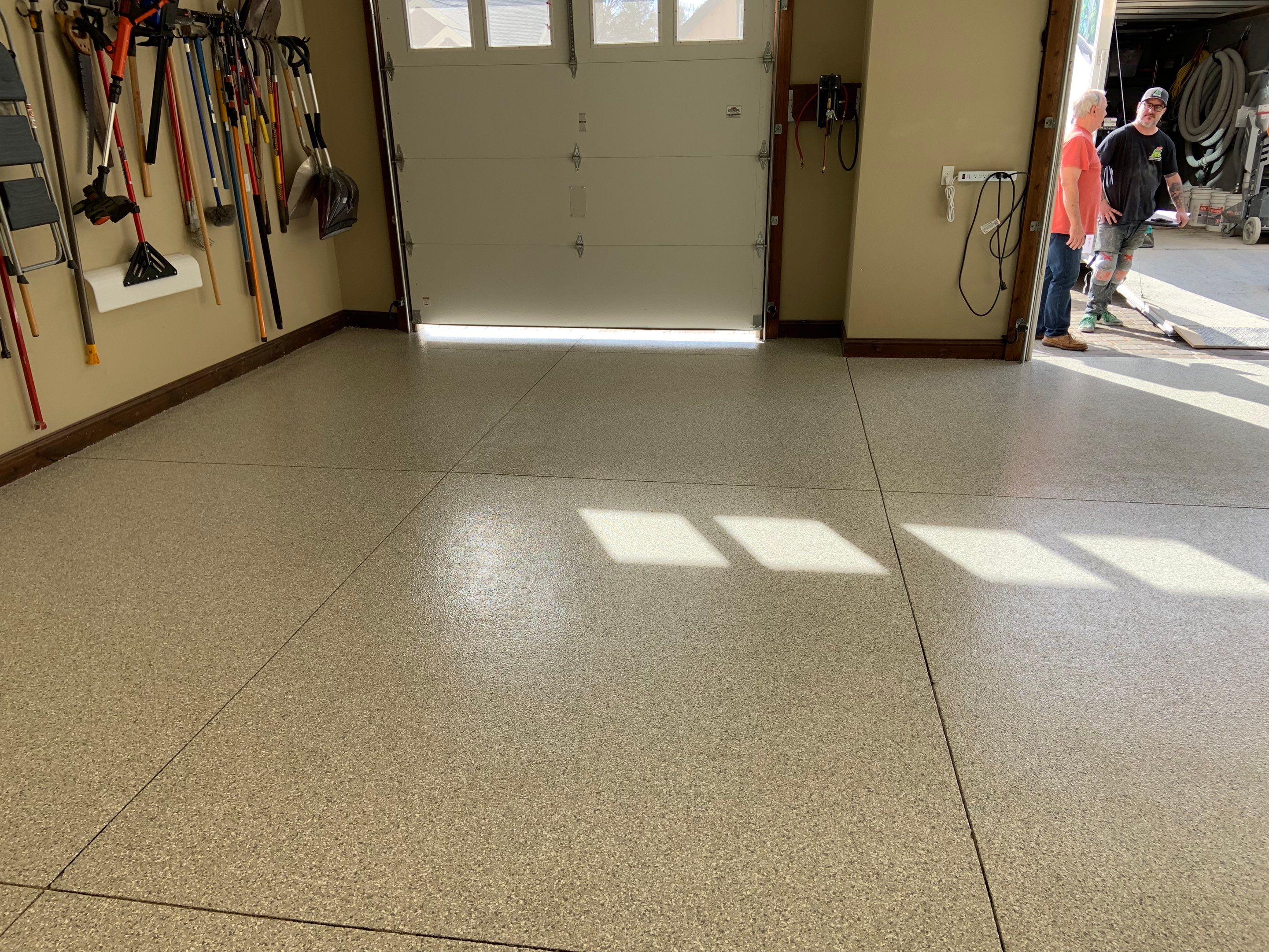 Garage Transformation using Mt Everest by Croc Coatings, LLC