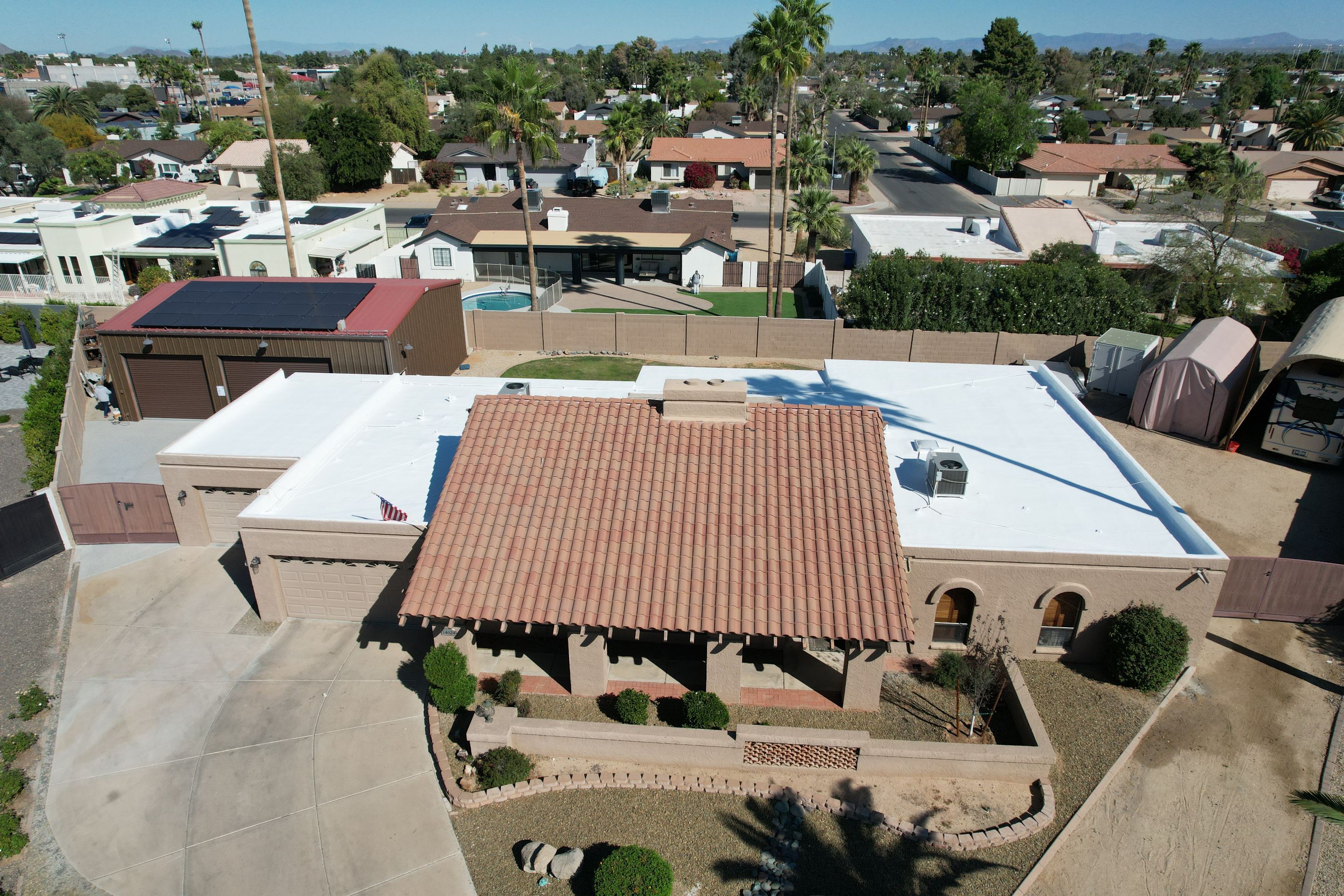 Project in Scottsdale, AZ by Showtime Roofing & Coatings LLC